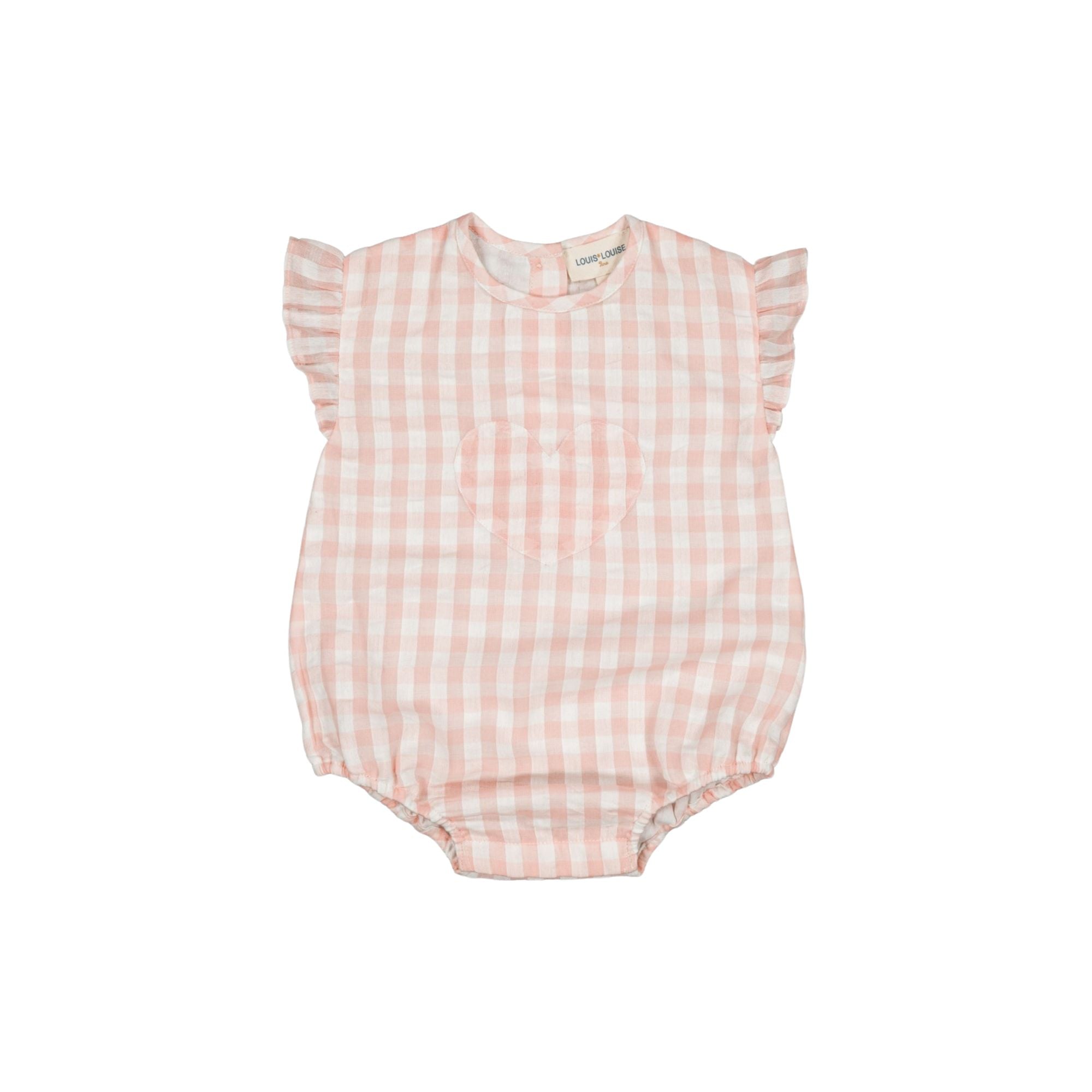 Billie Vichy Romper | Pink