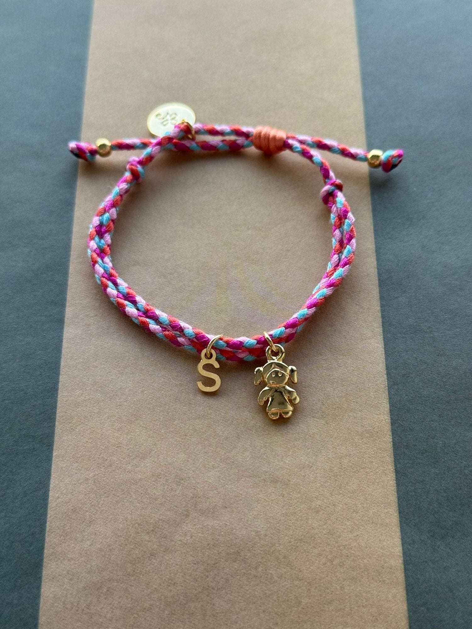 Braided Bracelets | Initial + Charm