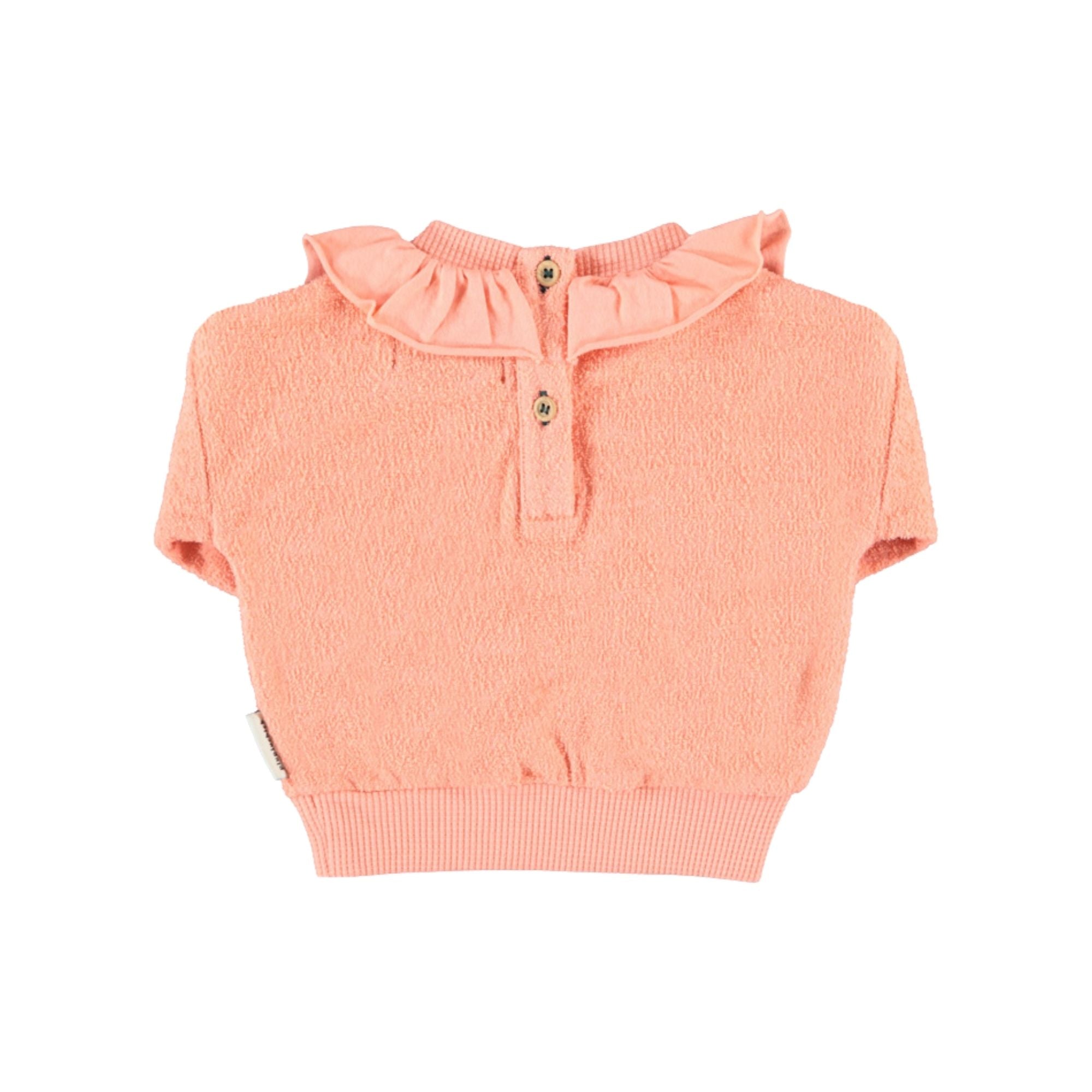Sweatshirt | Pink with Apple Print