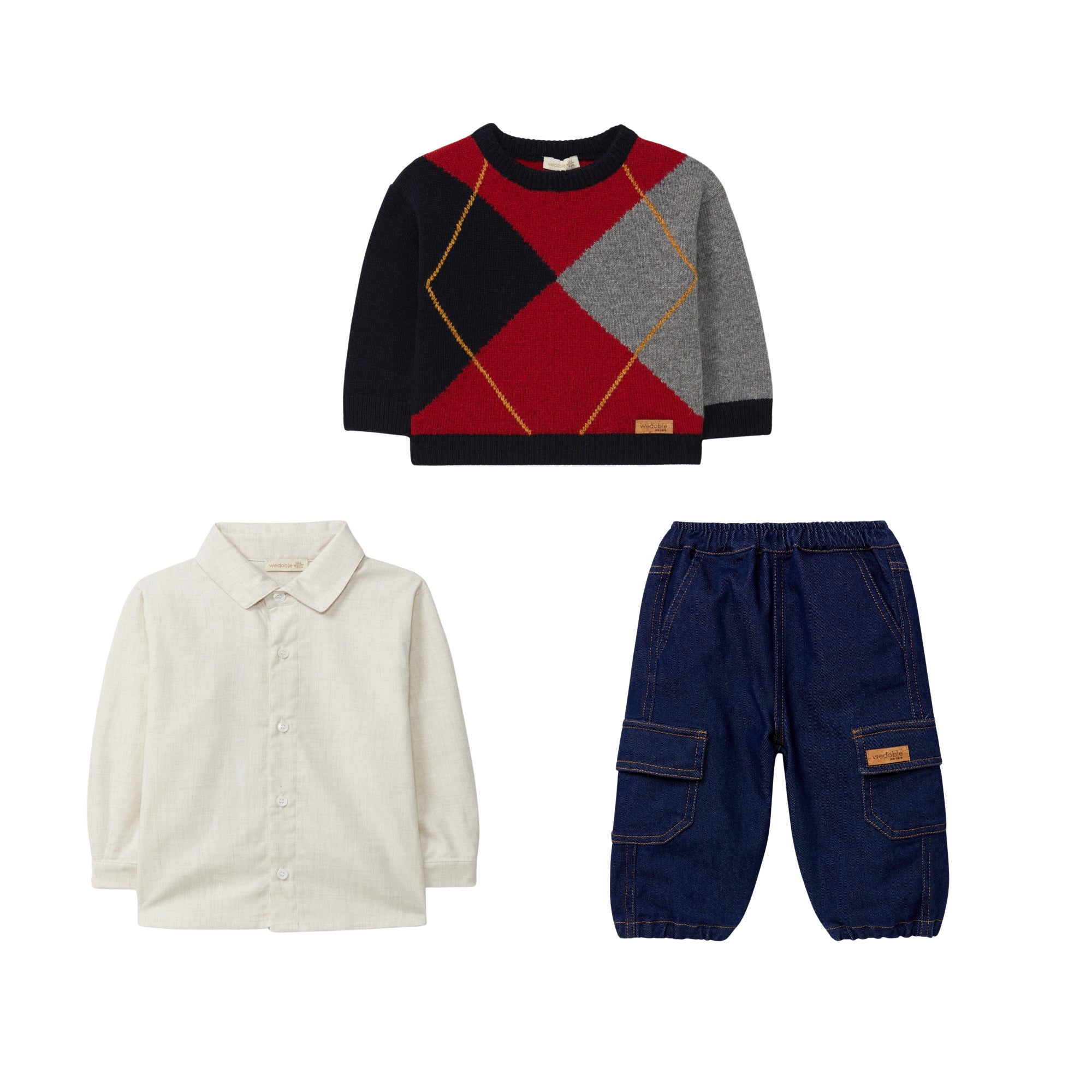 Knitted Sweater Outfit Set | Festivities