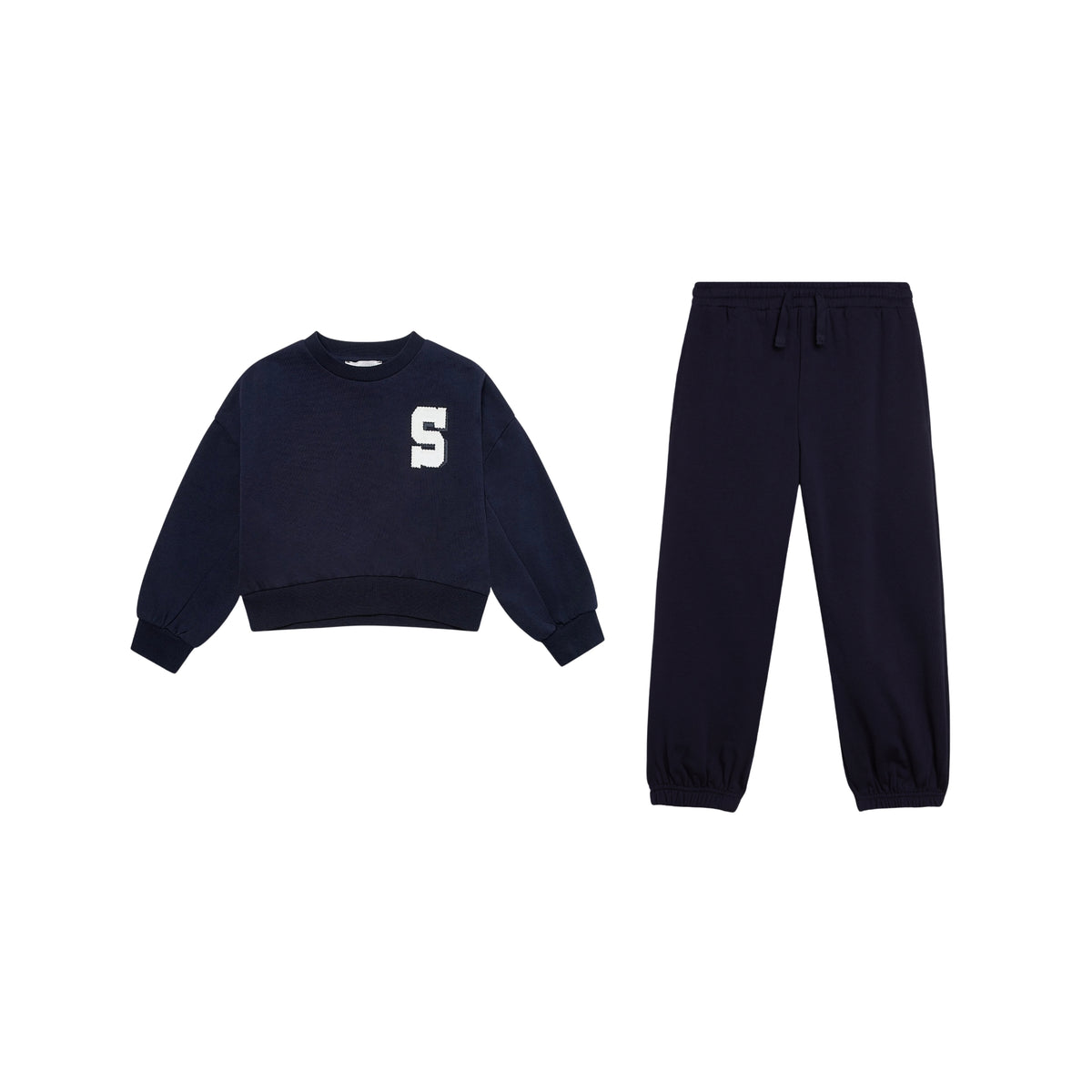 S Sweatshirt Set | Navy Blue
