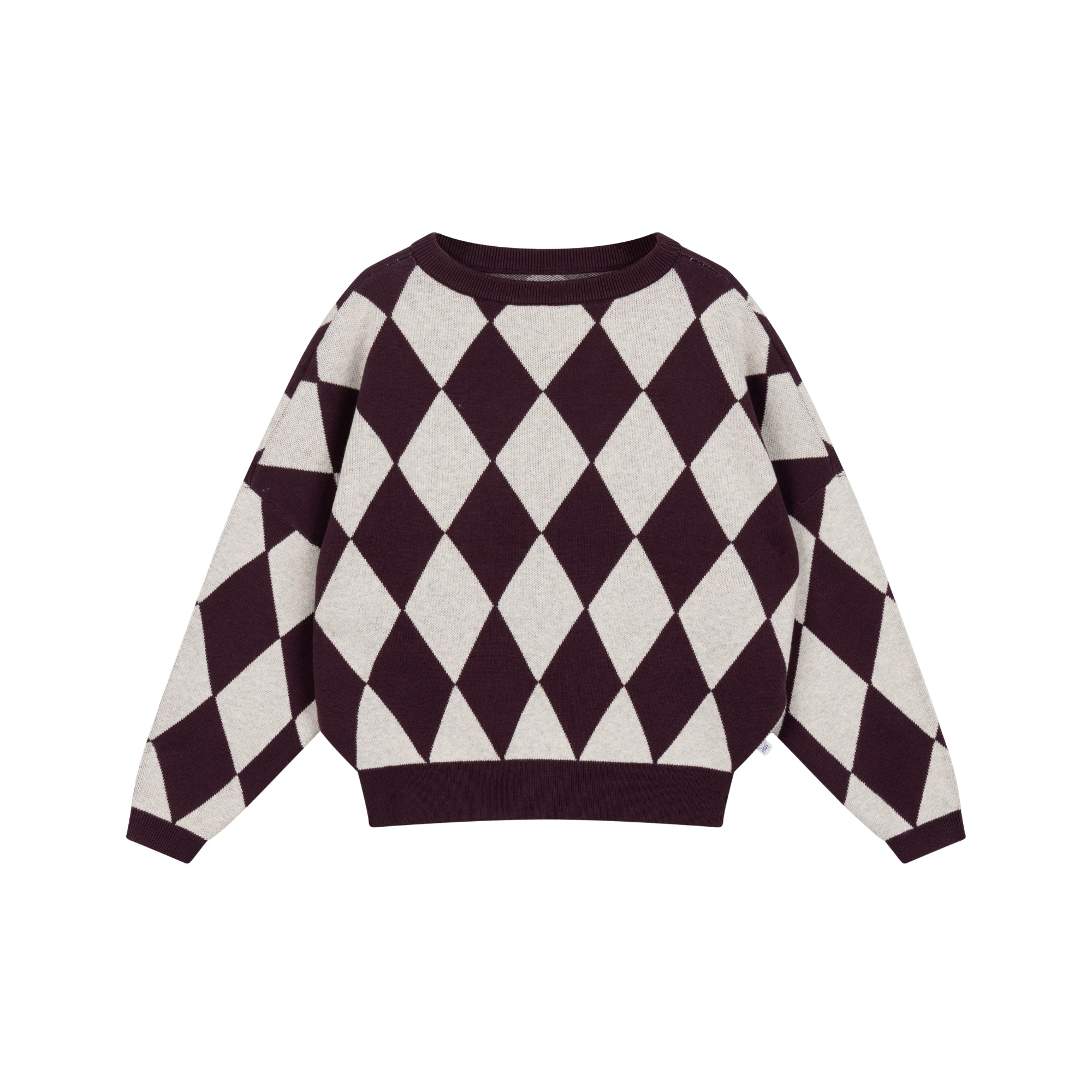 Knit Slouchy Sweater | Chocolate Twist