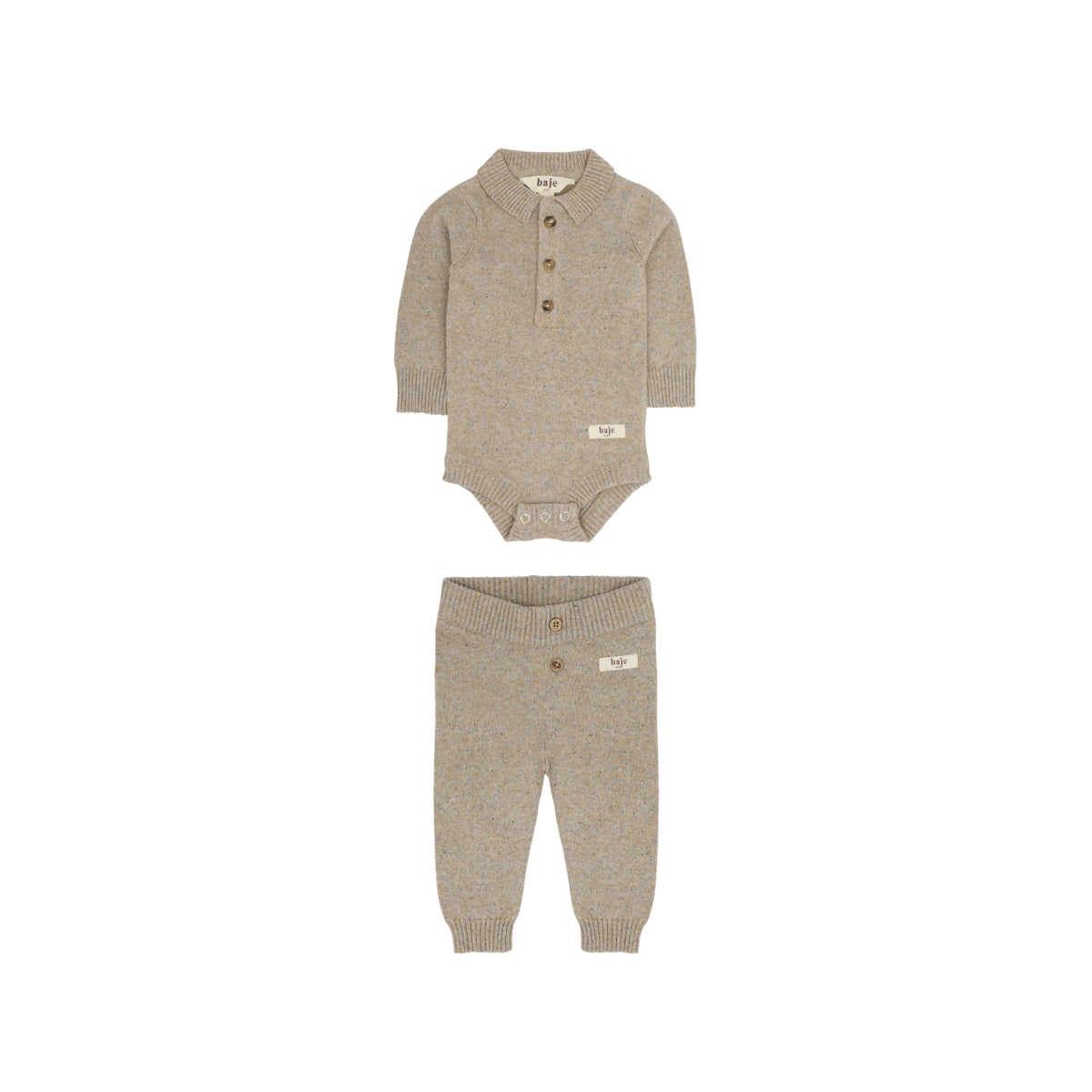 Jake Riv Bodysuit Set | Taupe