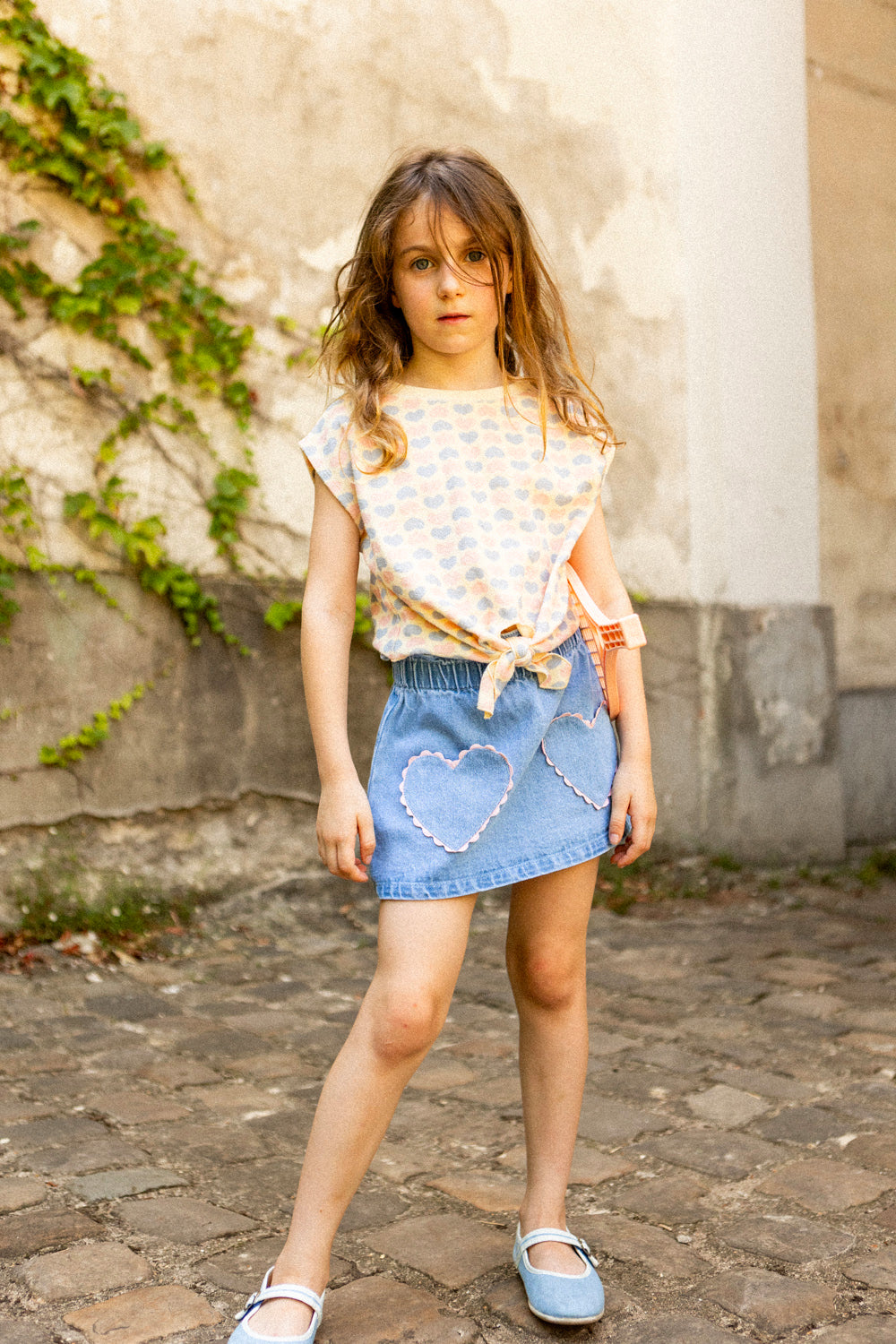 Denim Teacher Skirt | Light Blue