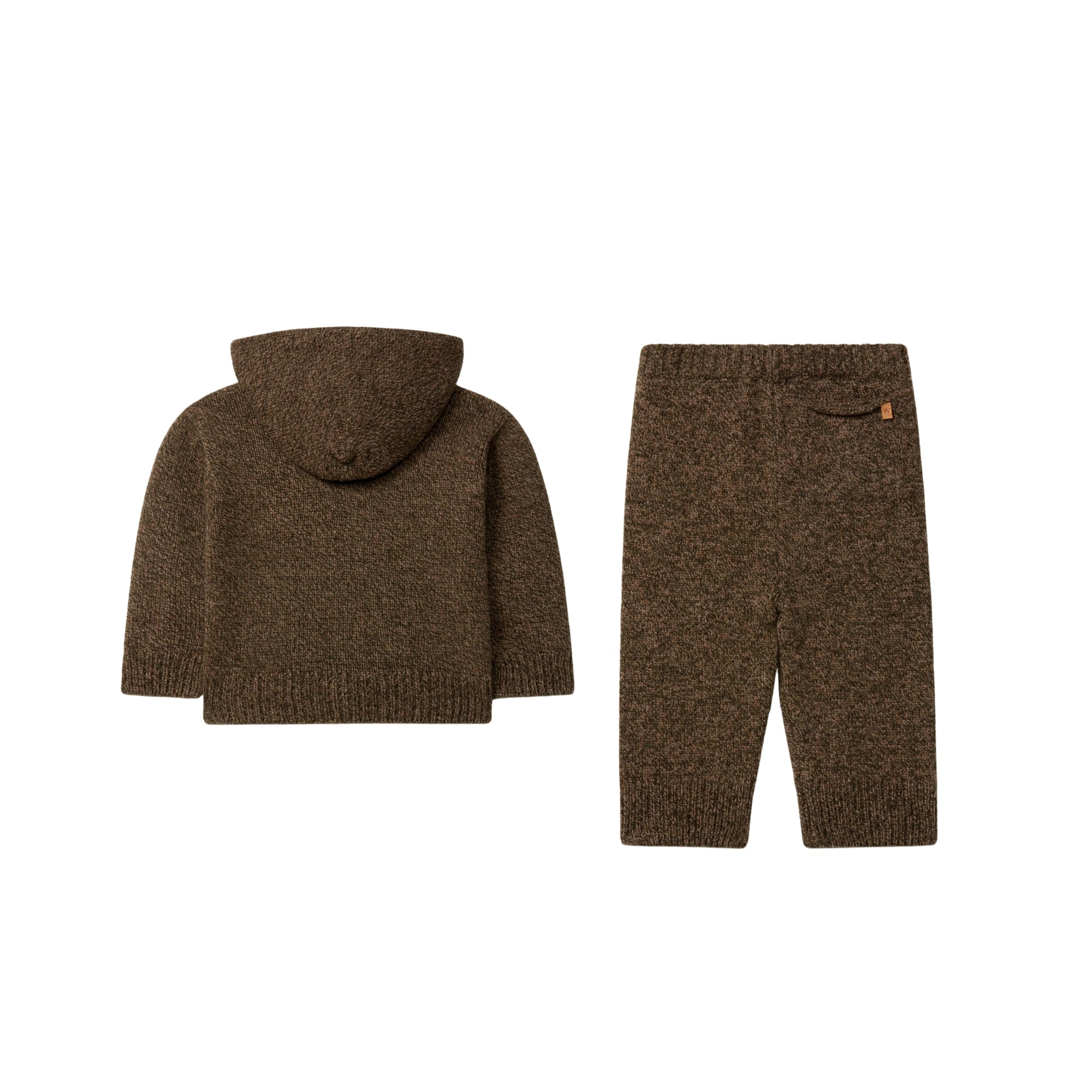 Cardigan Outfit Set | Green Mouliné