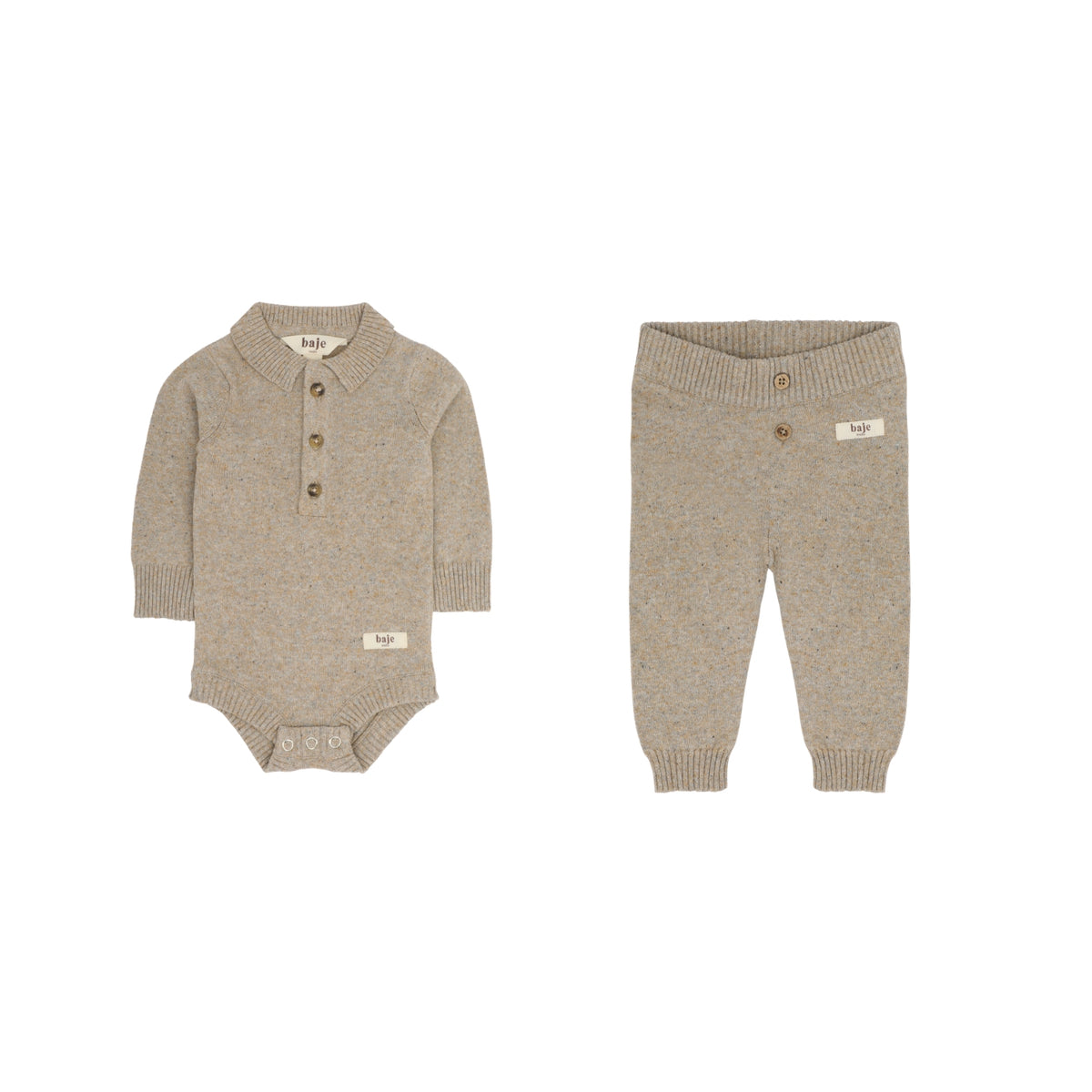 Jake Riv Bodysuit Set | Taupe