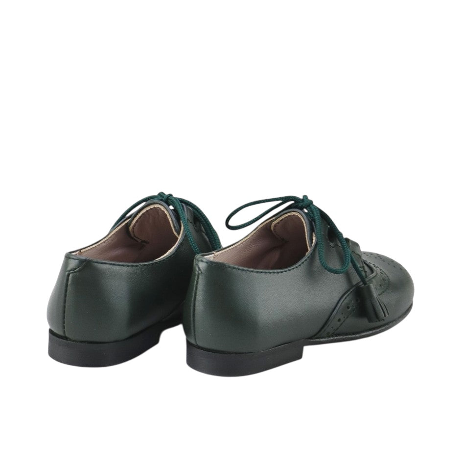 Classic Dark Forest Green Brogues