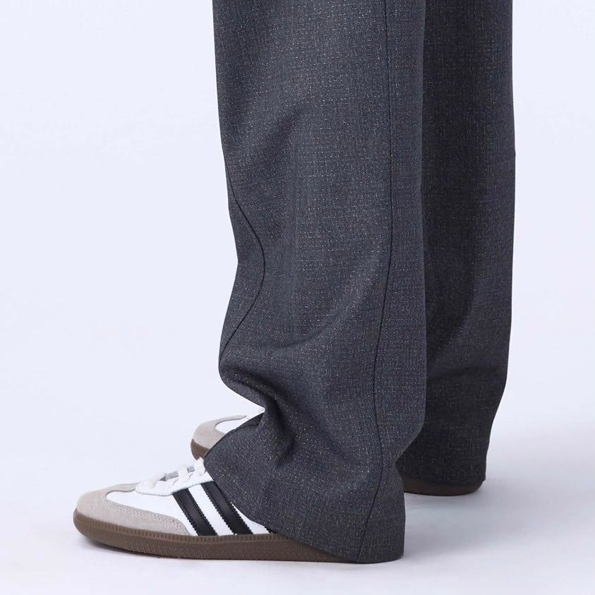 Alvina Flannel Pants | Grey Silver Check