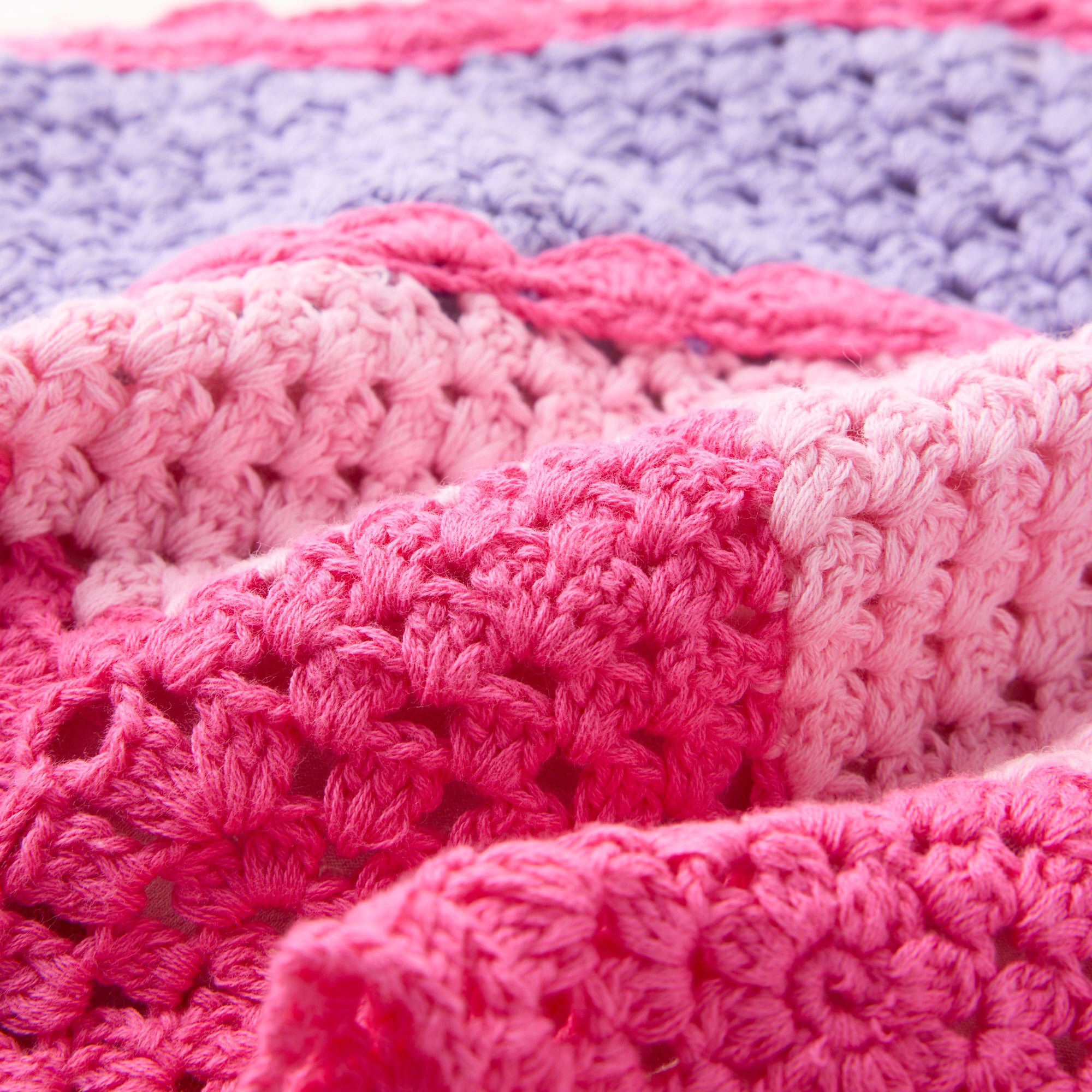 Molly Crochet Top |  Candy Pink / Purple