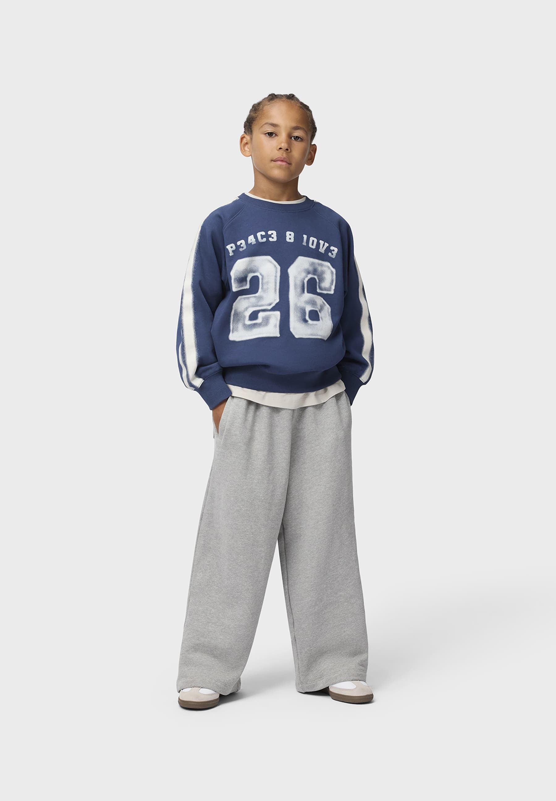 Magni Sweatshirt Set | Grey Melange