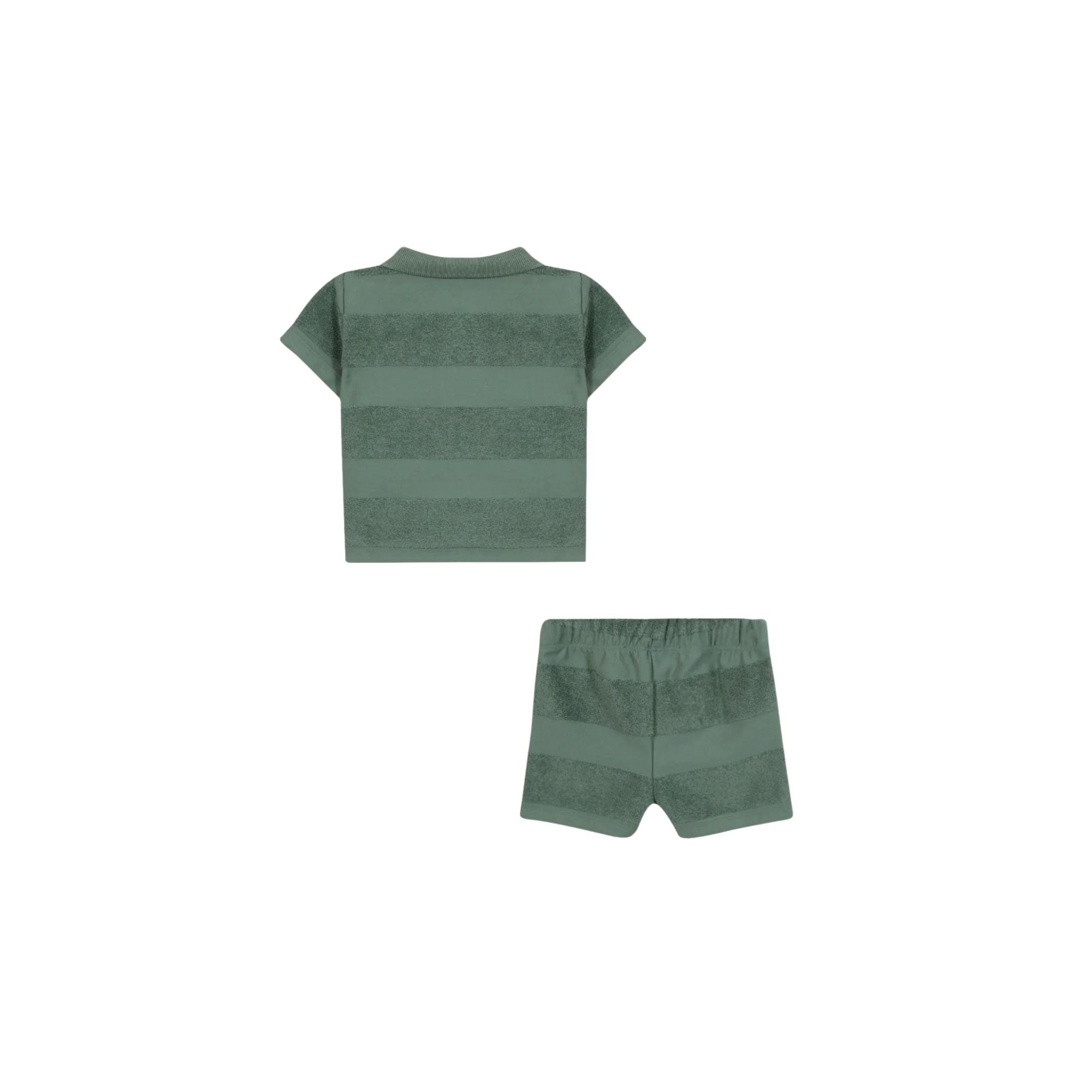 Cotton Stripes Set | Khaki