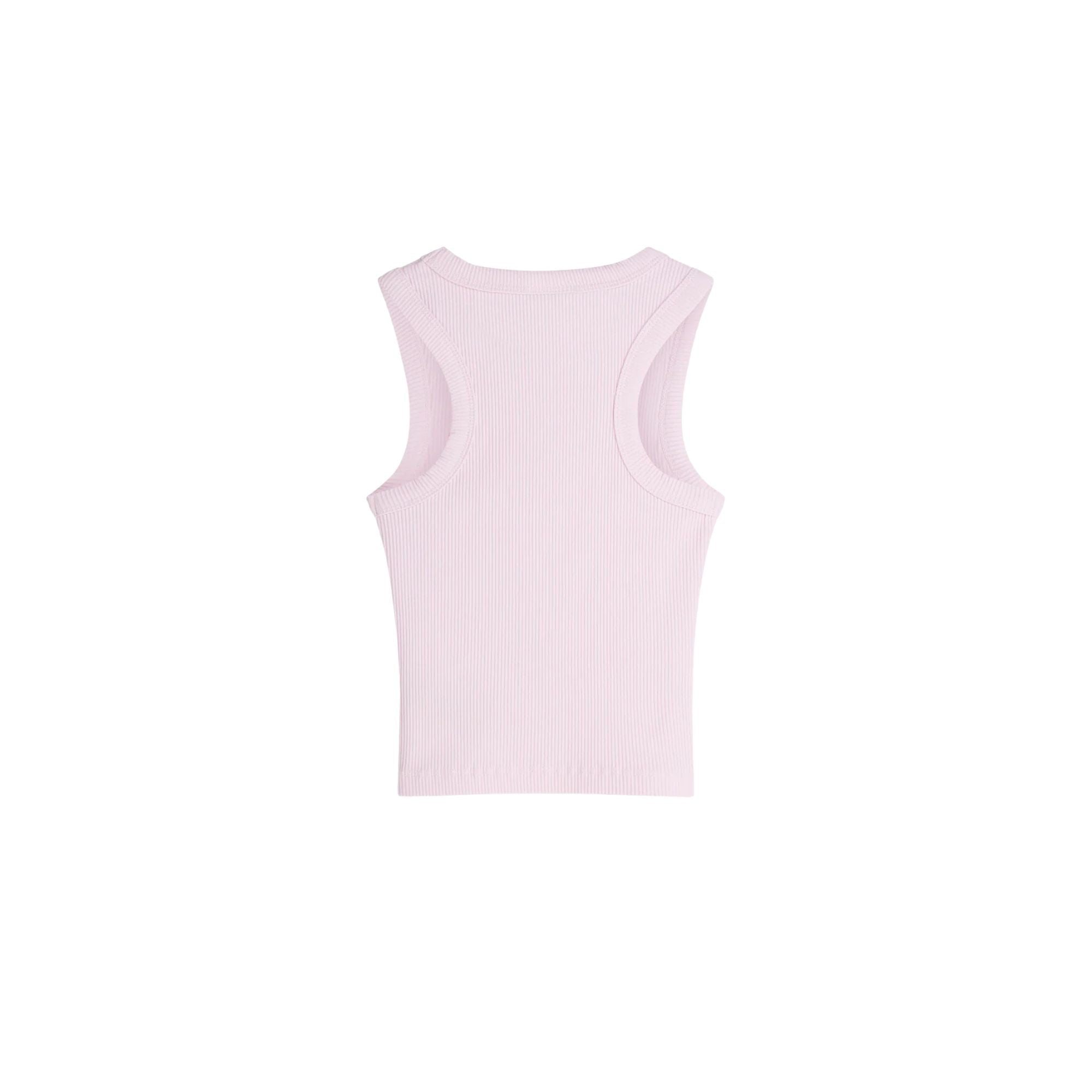 Ribbed Slim Tank Top | Lilac Rose