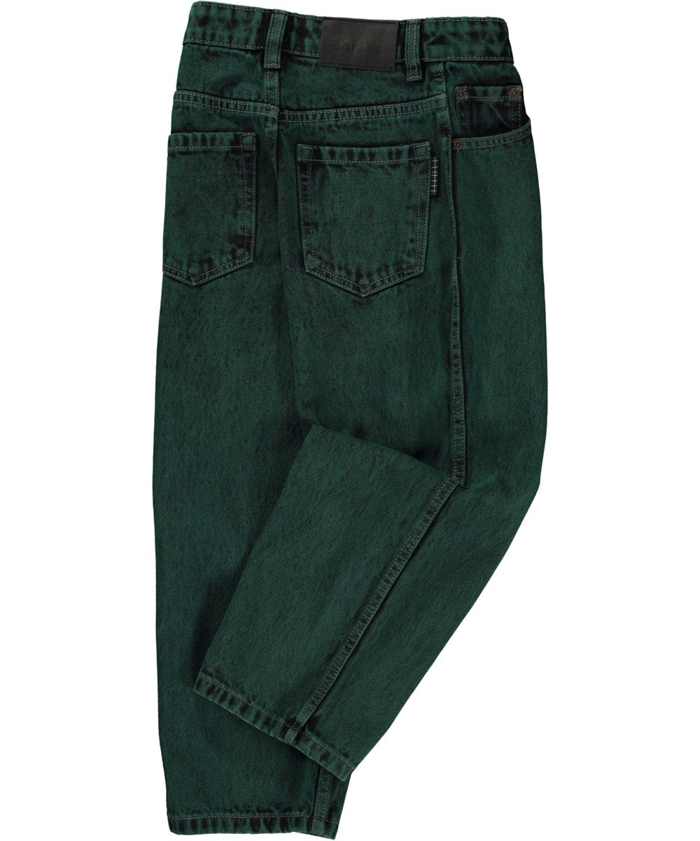 Aiden Denim Pants - Green Overdye