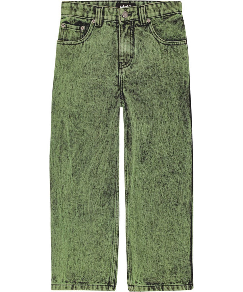 Aiden Denim Pants - Green Flash Dye