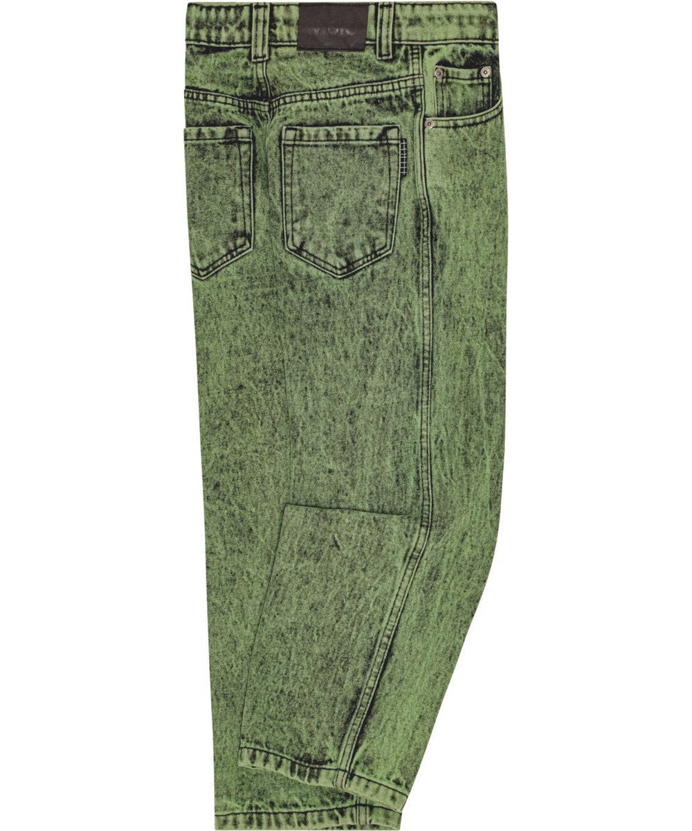 Aiden Denim Pants - Green Flash Dye