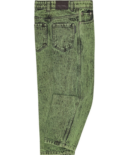 Aiden Denim Pants - Green Flash Dye