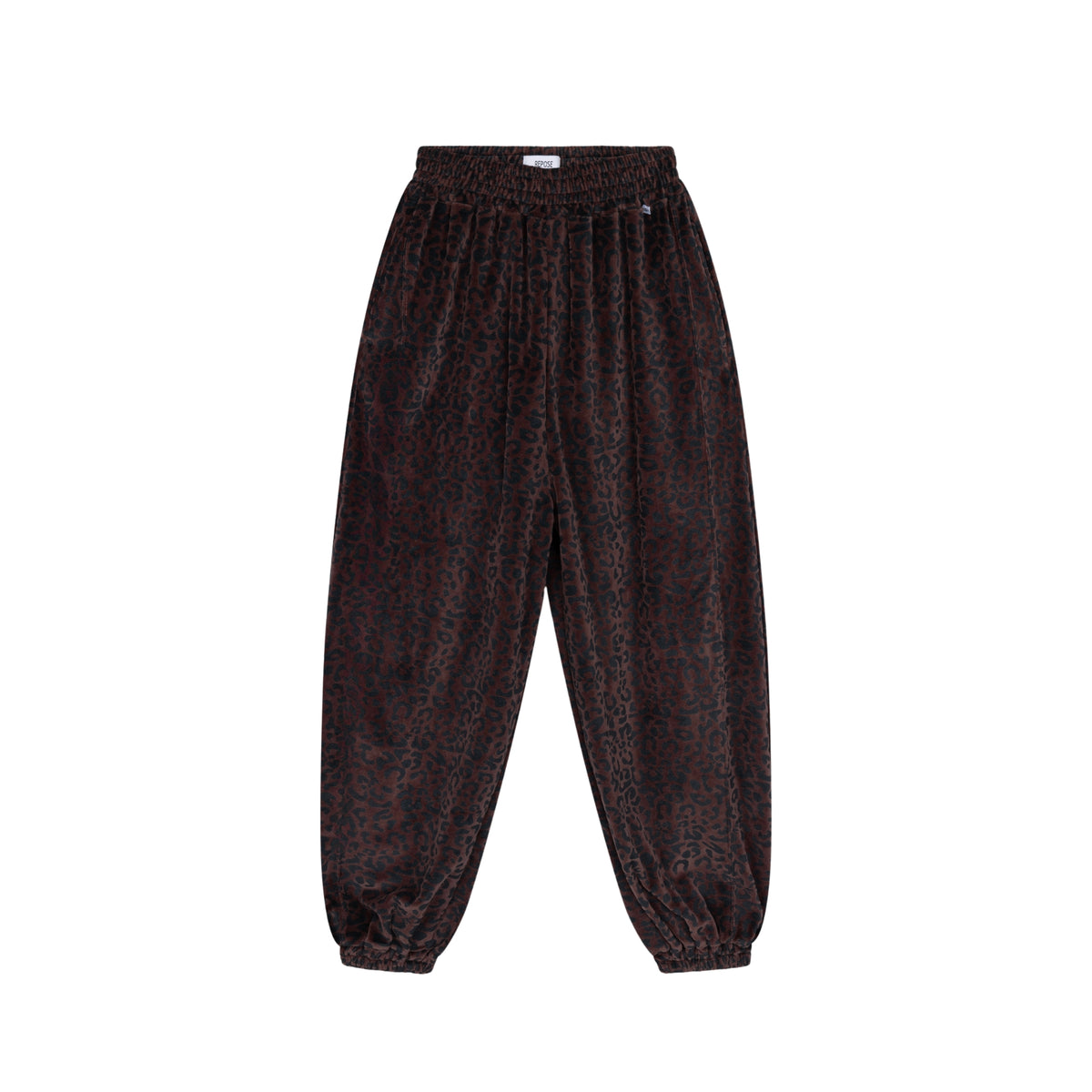 Loose Fit Sweatpants | Chocolate Leopard