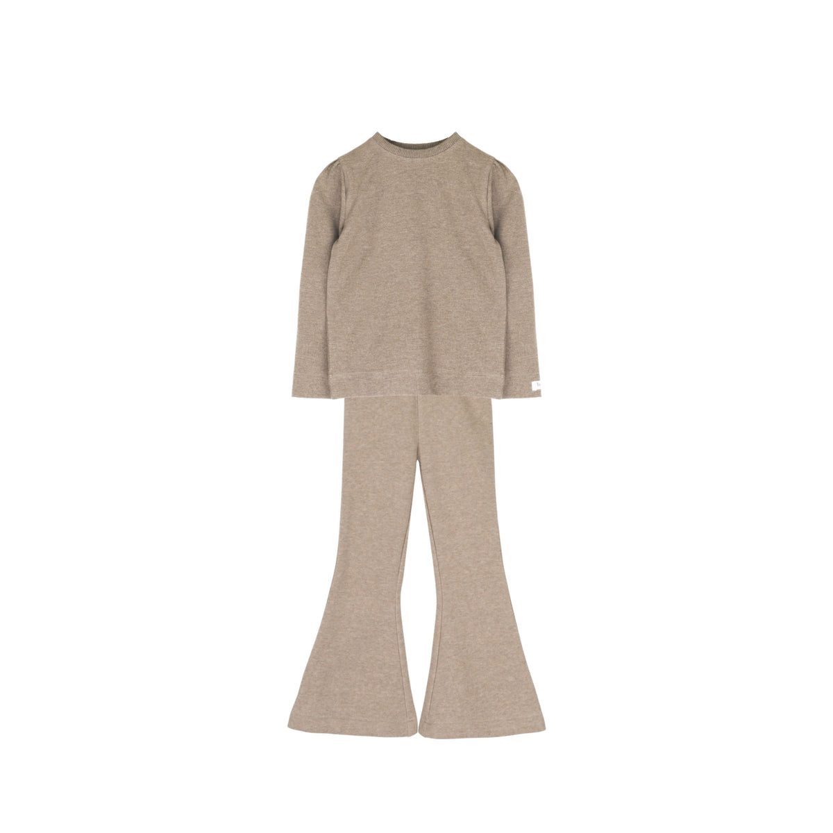 Ruby Christy Flare Pants Set | Taupe Light