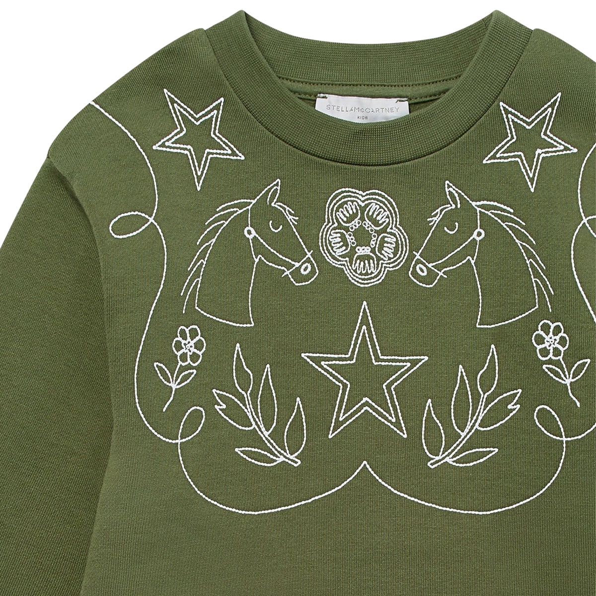 Star Sweatshirt | Green