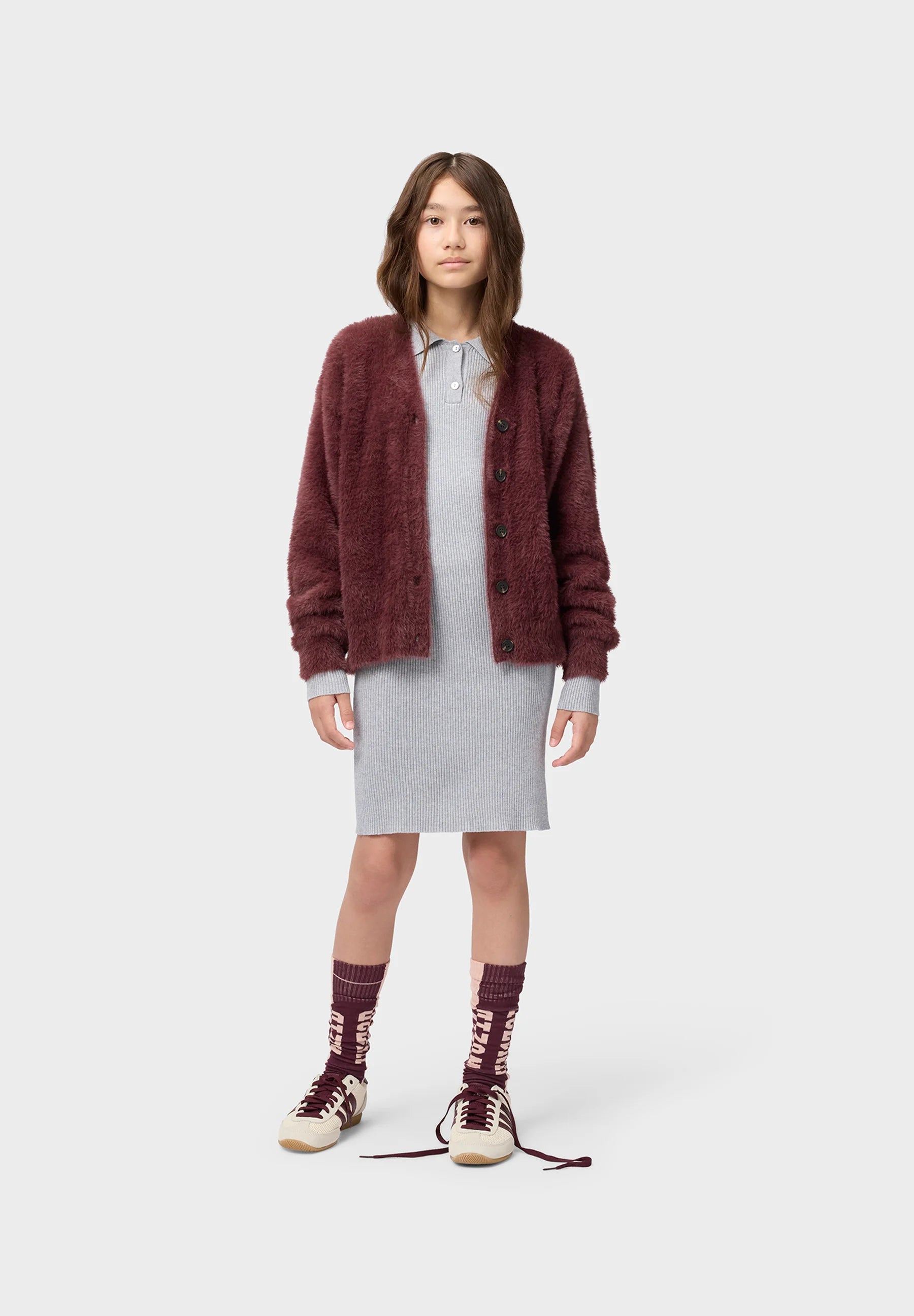 Celena Dress | Grey Melange