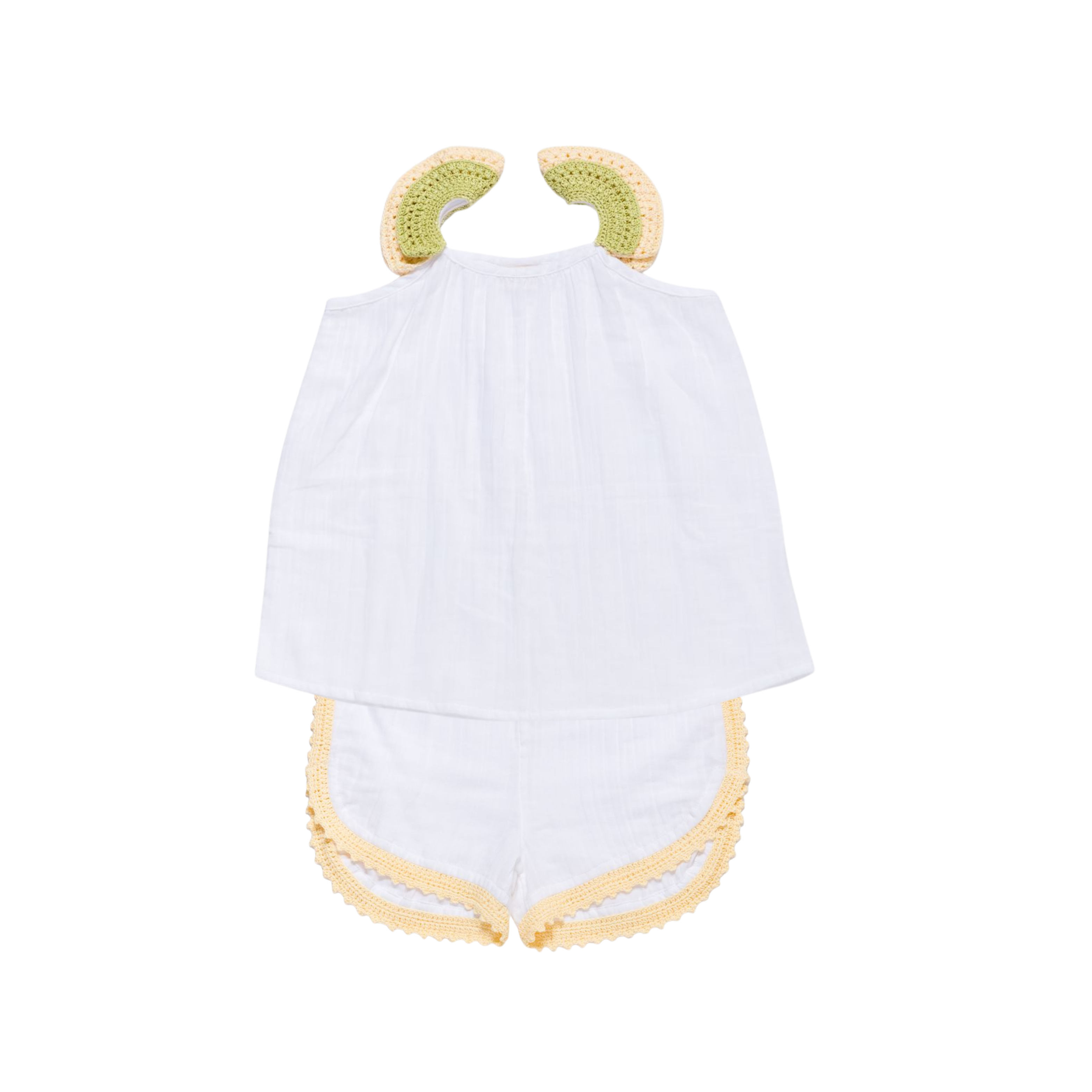 Iris Crochet Set | White Blonde