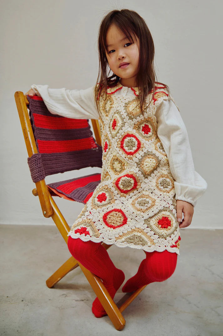 Anna Dress | Beige Combo