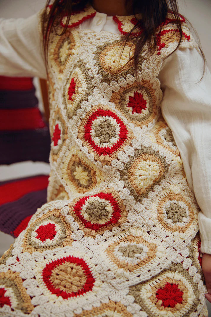 Anna Dress | Beige Combo