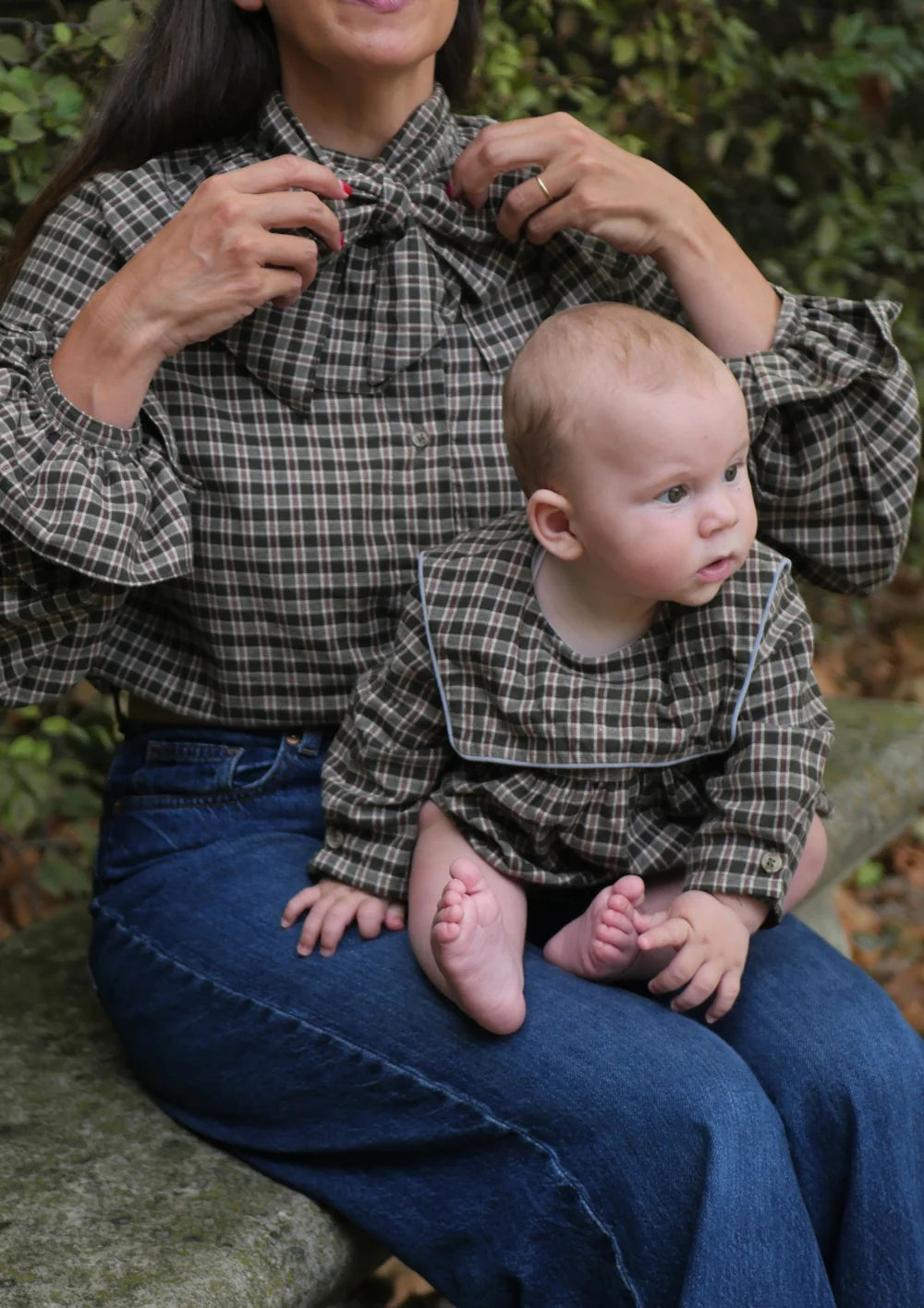 Sisi Romper | Tartan