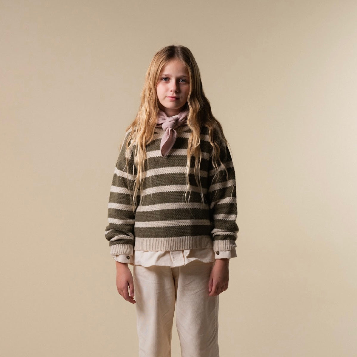 Striped Oli Sweater | Green