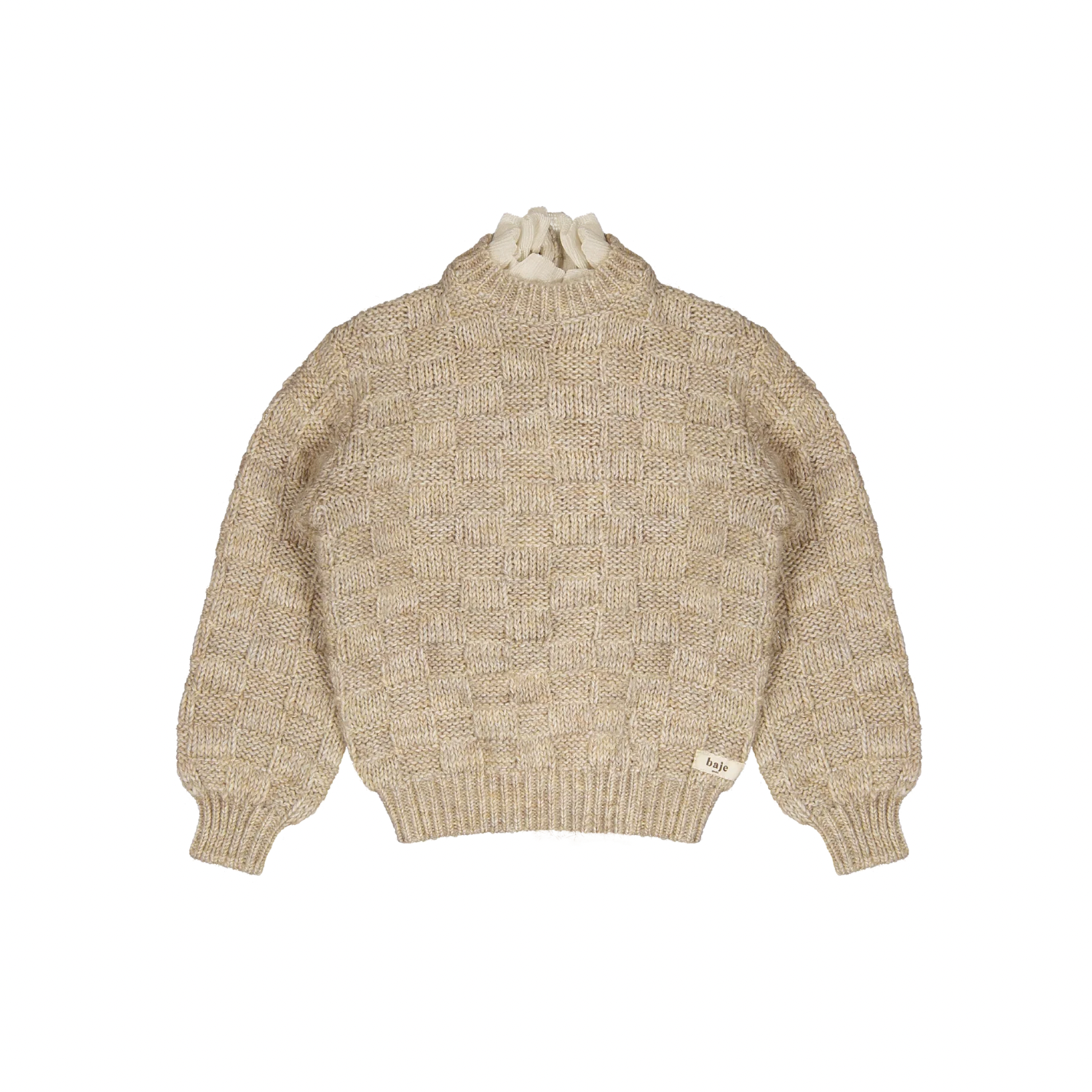 Velan Sweater | Sand Melange Multicolor