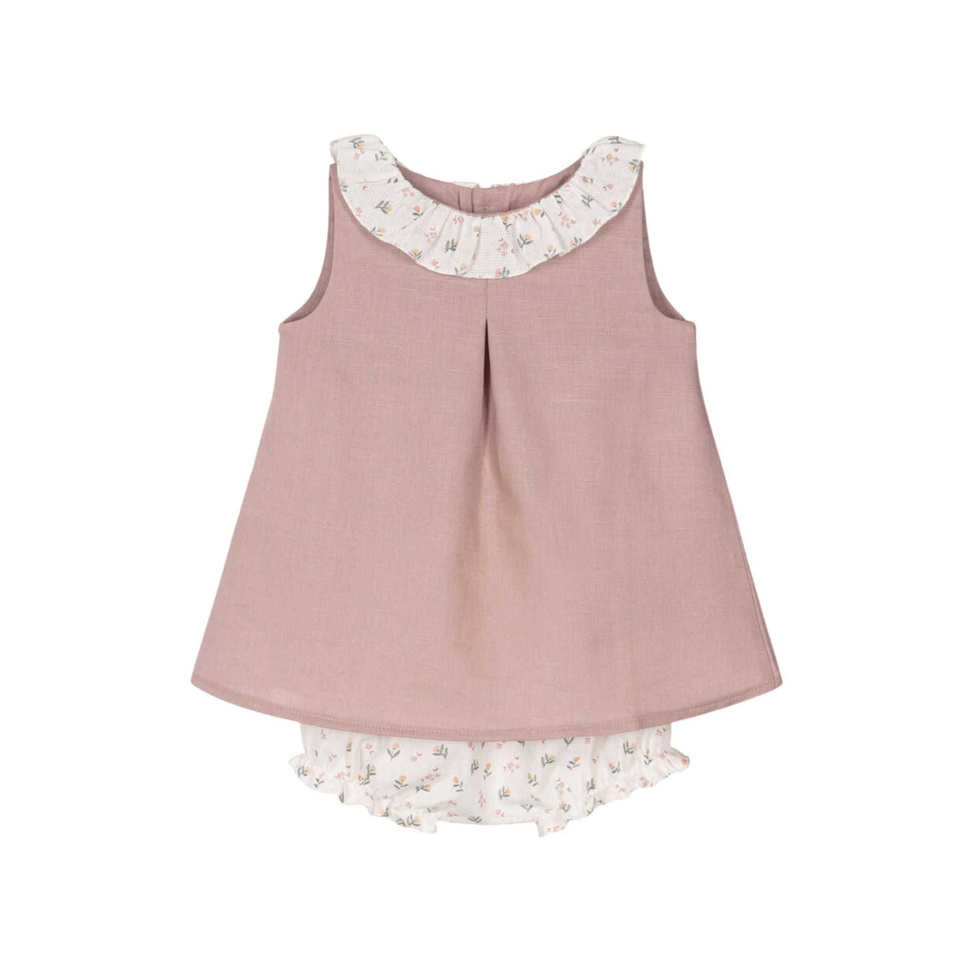 Lino Dress and Bloomer Set