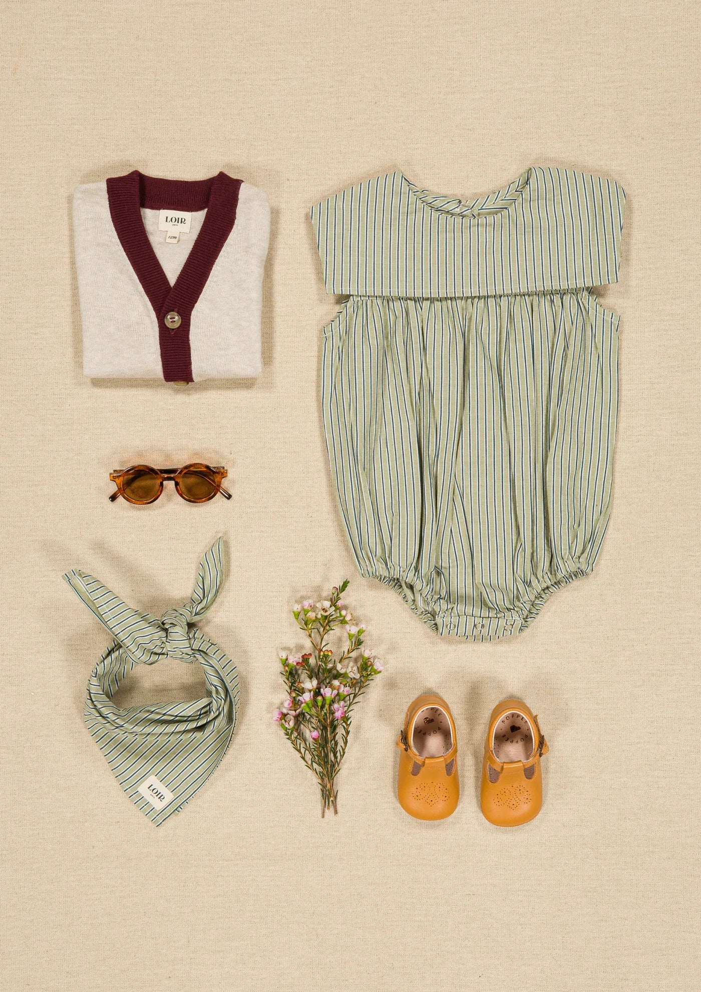 Melchior Romper | Ona Stripes