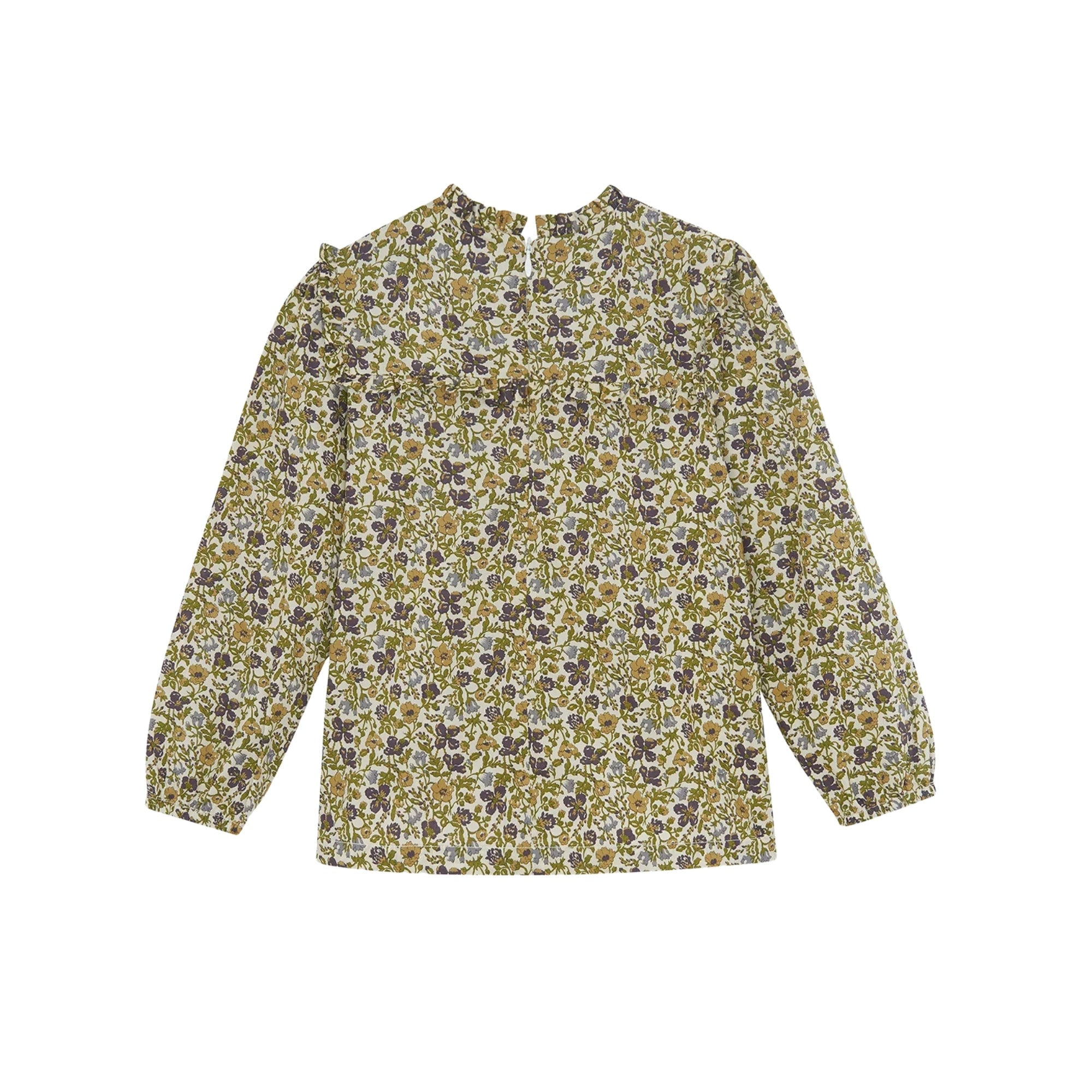 Liberty Print Blouse | Olive