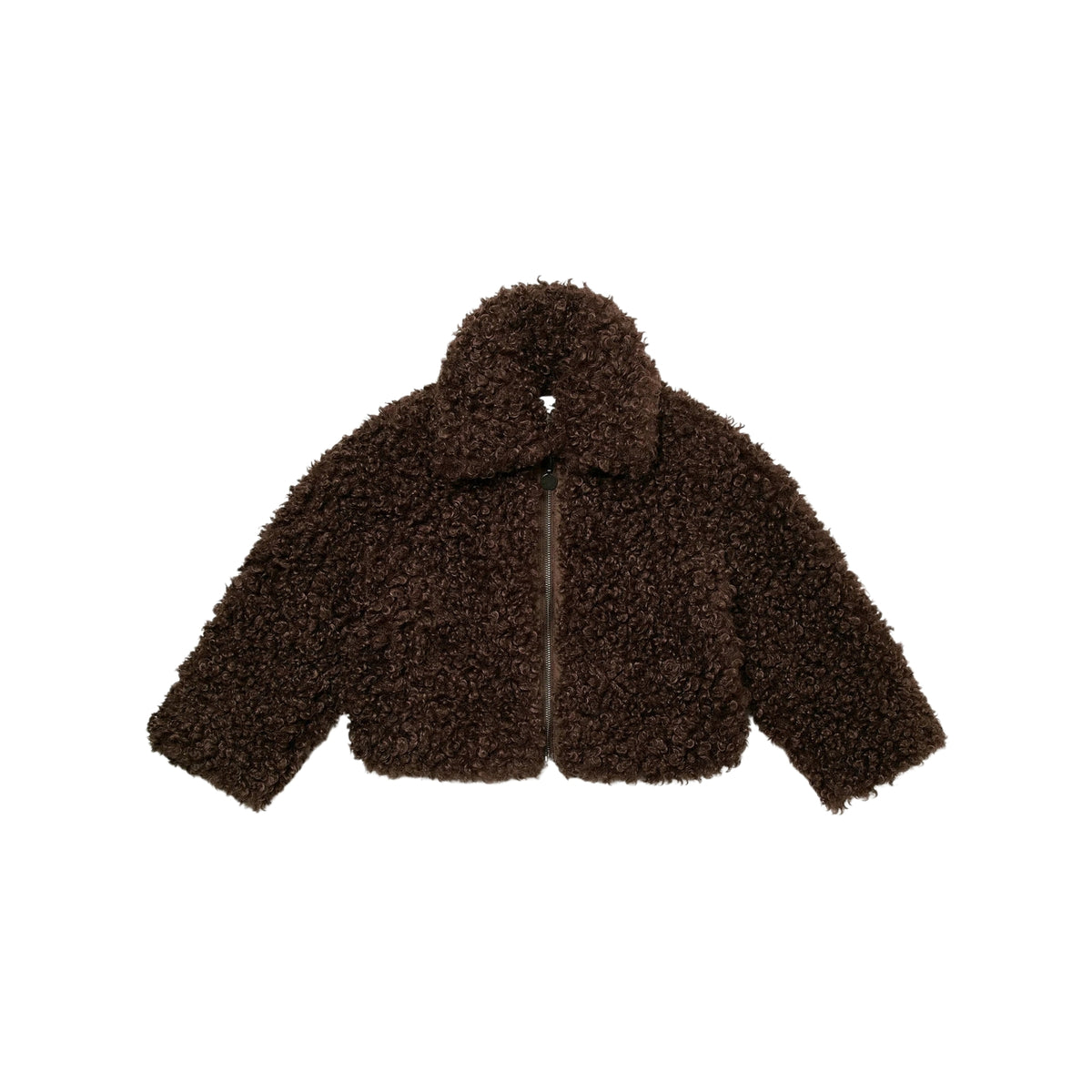 Faux Fur Jacket | Rust