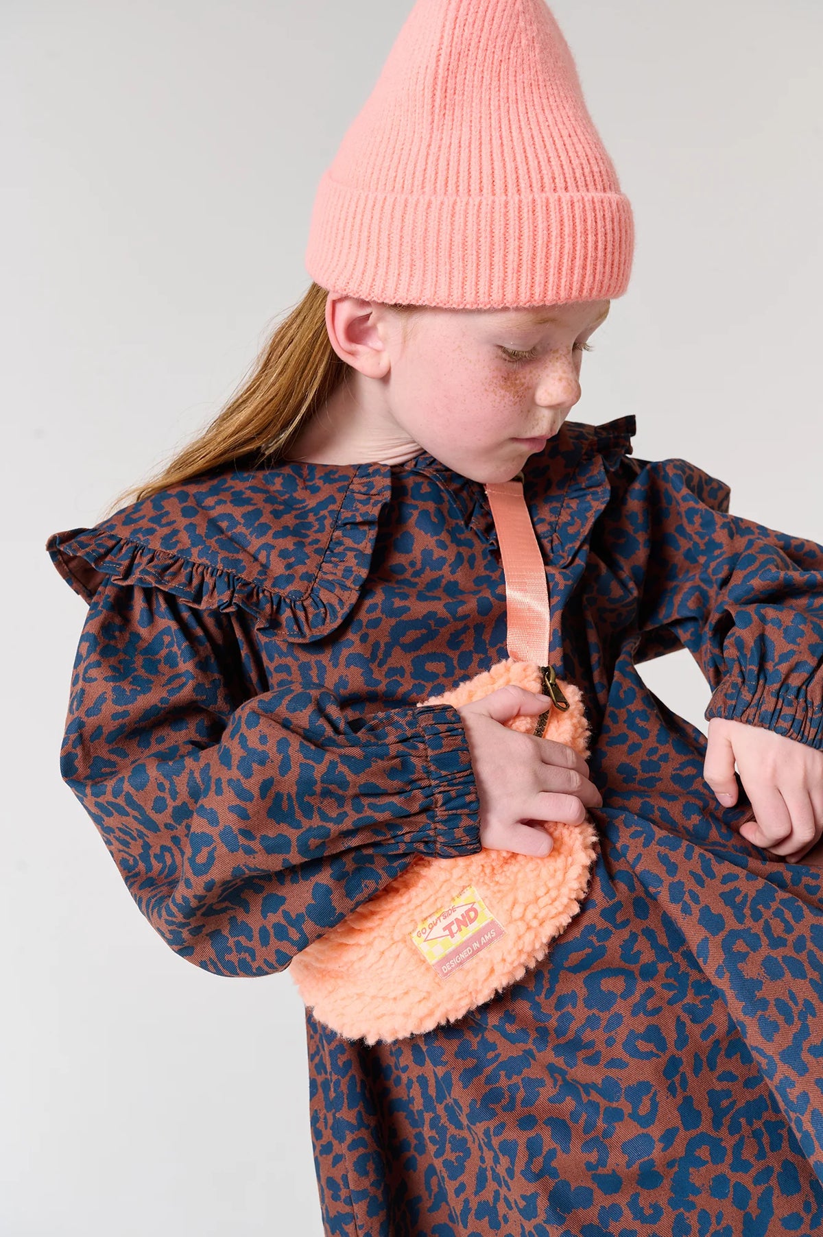 Teddy Bum Bag | Bright Coral
