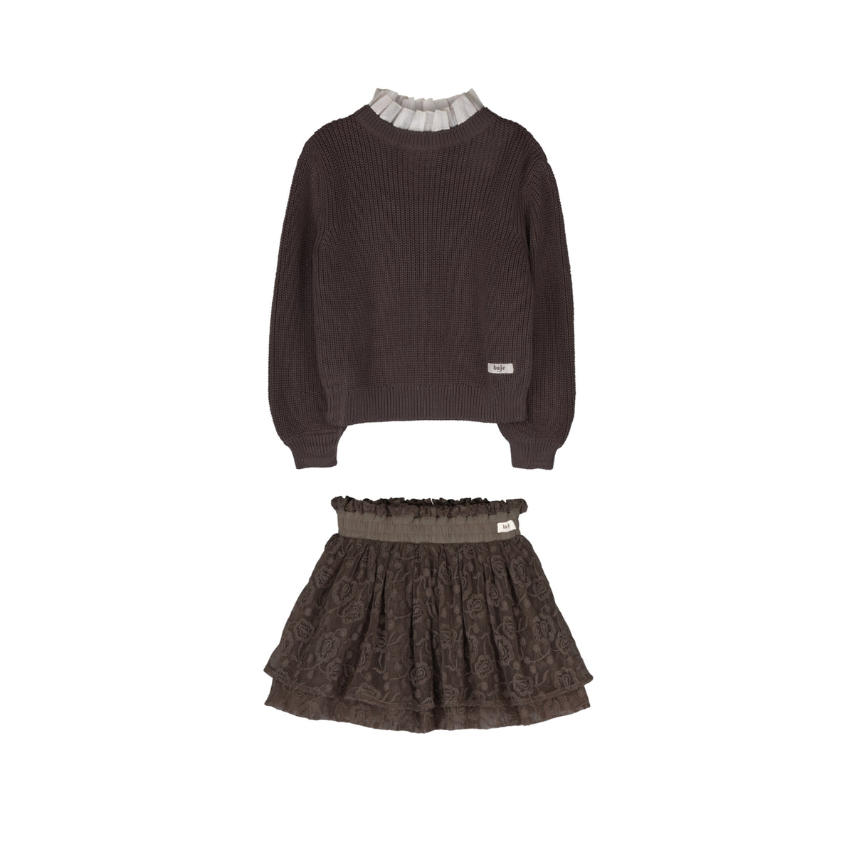 Mai Essie Skirt Set | Brown Choco