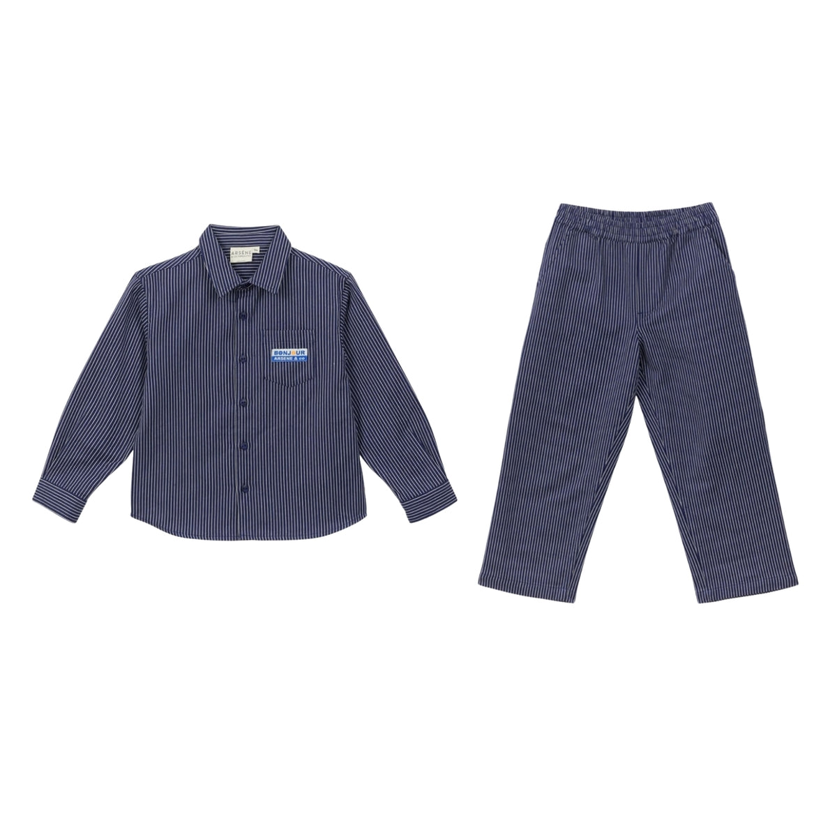 Striped Set | Marine