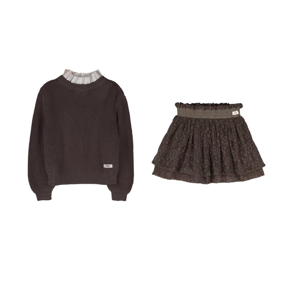 Mai Essie Skirt Set | Brown Choco