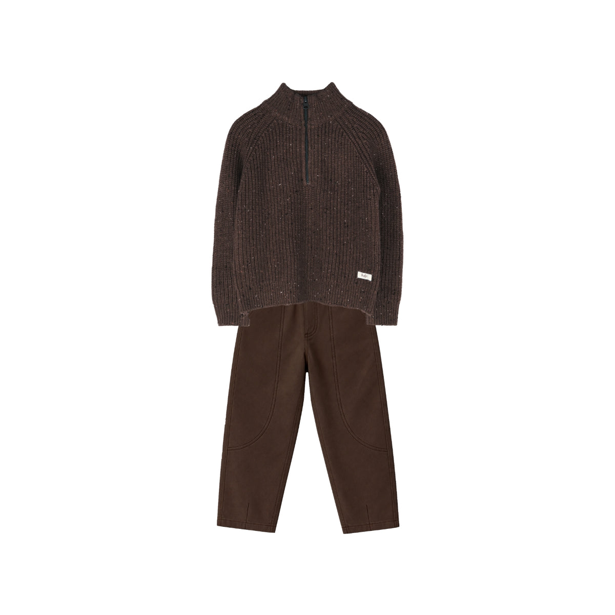 Fox Maeze Sweater Set | Brown Choco