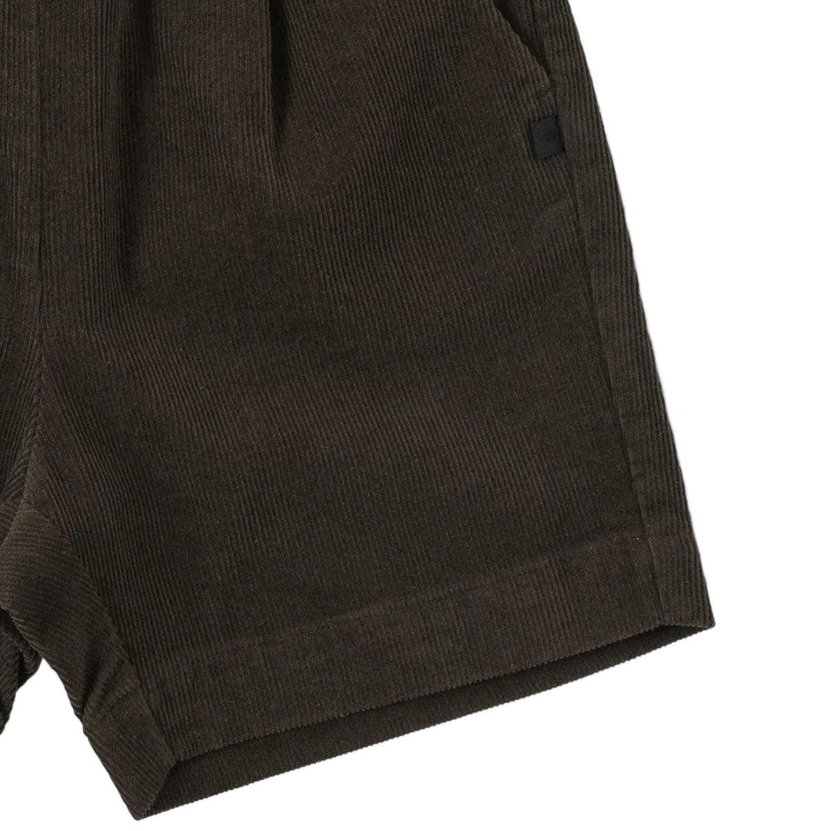 Maribel Knit & Corduroy Shorts | Dark Brown & Khaki
