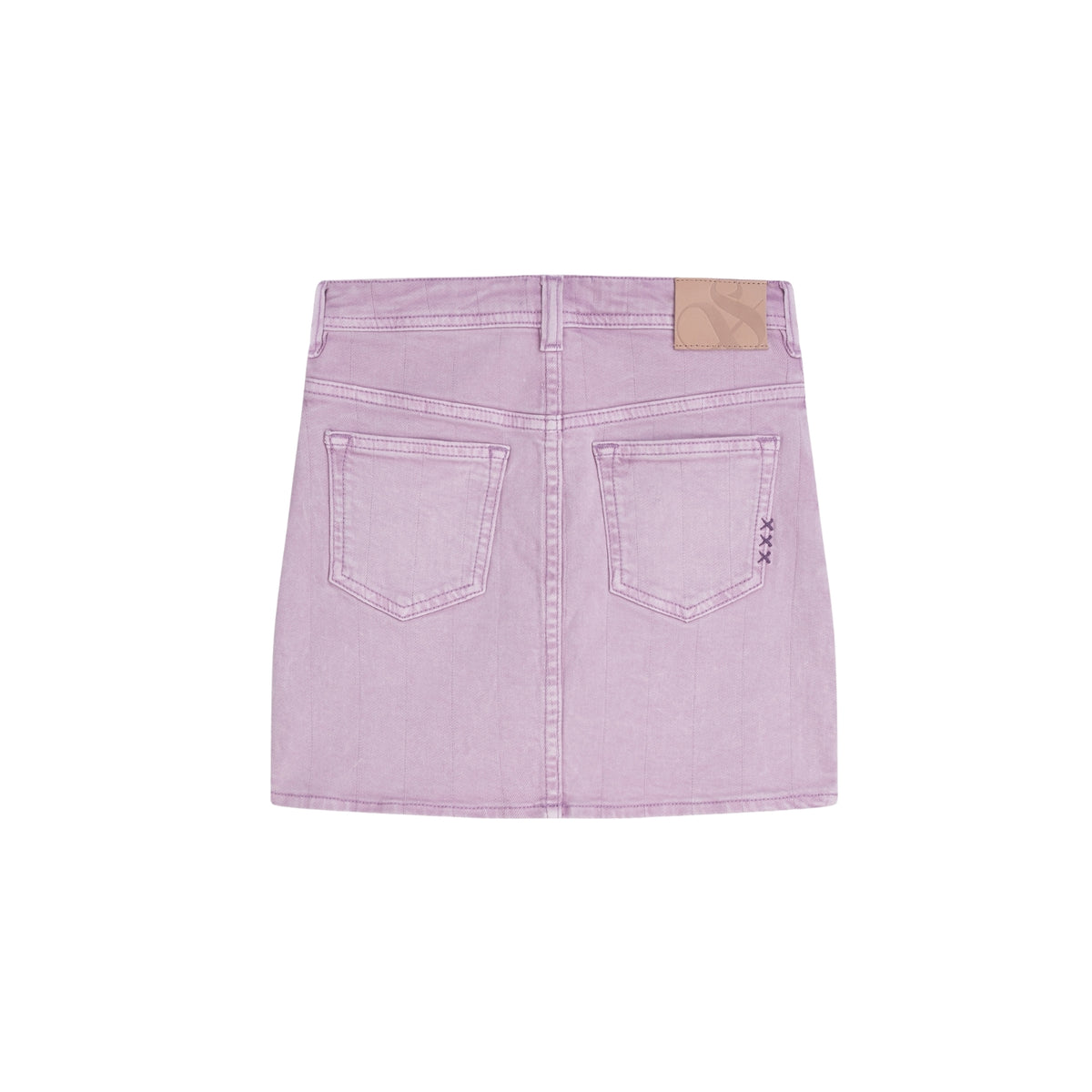 Denim Mini Skirt | African Violet