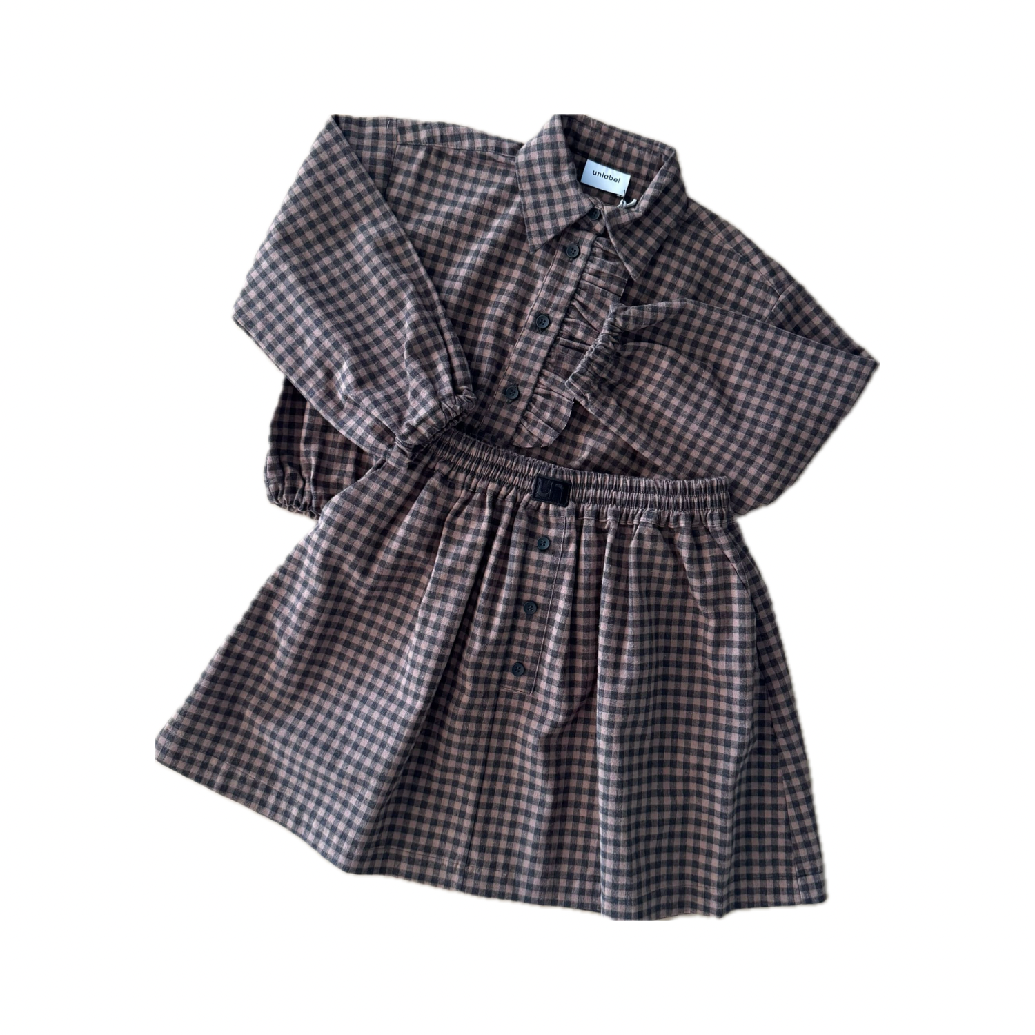 Parana Skirt | Brown Checks