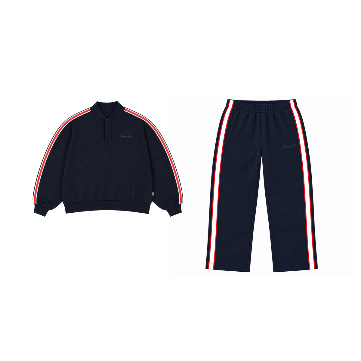 Polo Sweat Set | Blue