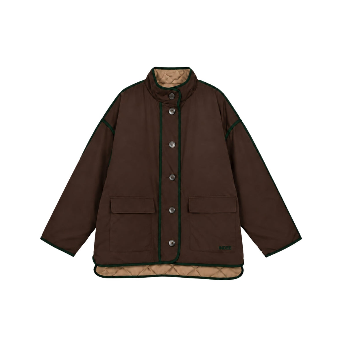 Warmup Reverisible Jacket | Coffee