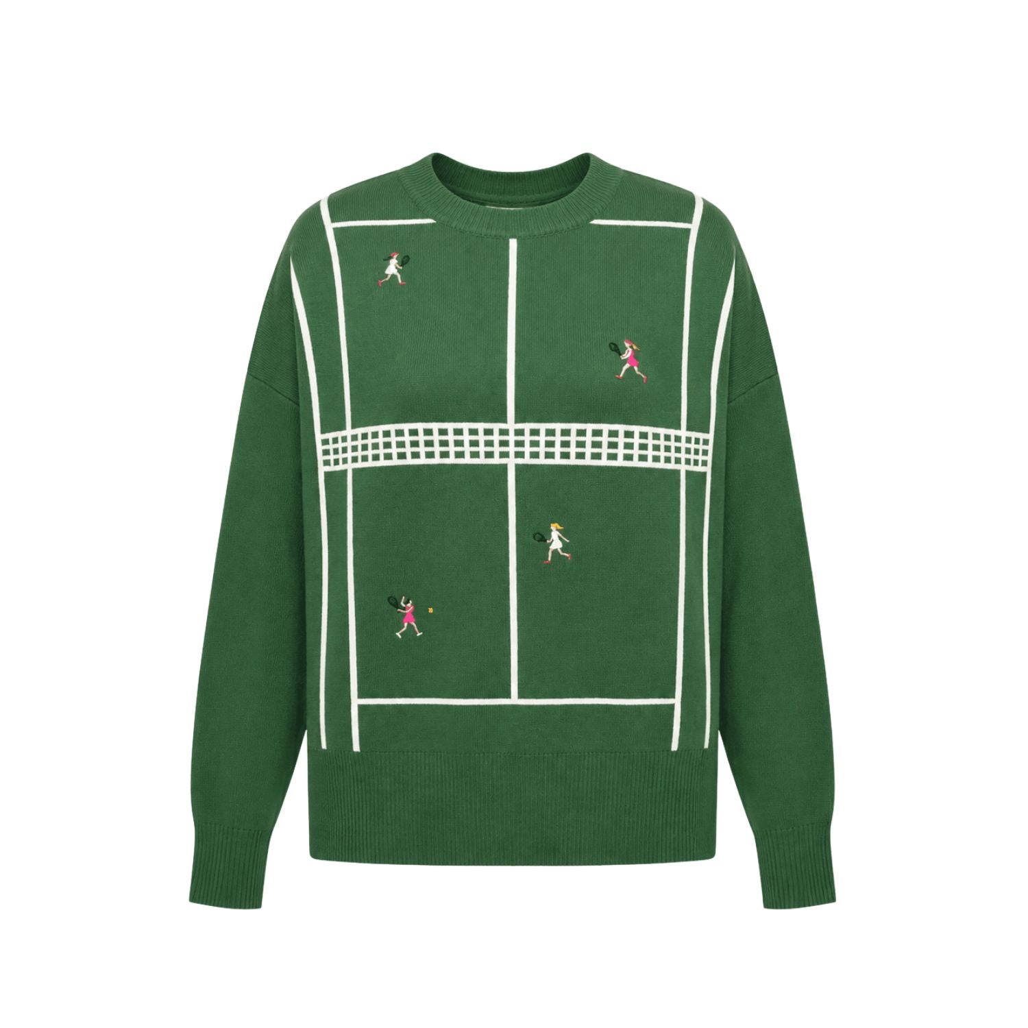 Womens Callie Sweater | Rally Green Tennis