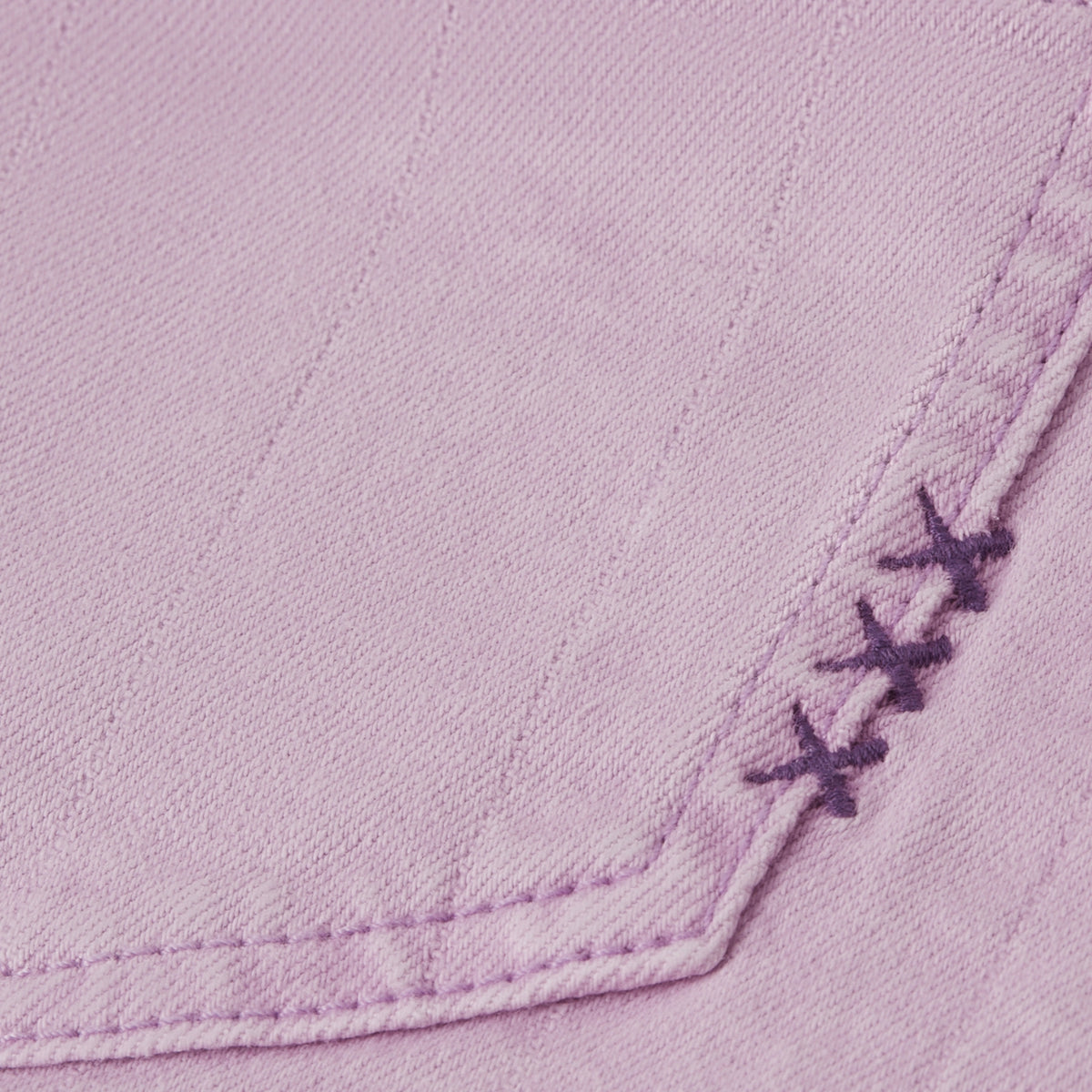 Denim Mini Skirt | African Violet