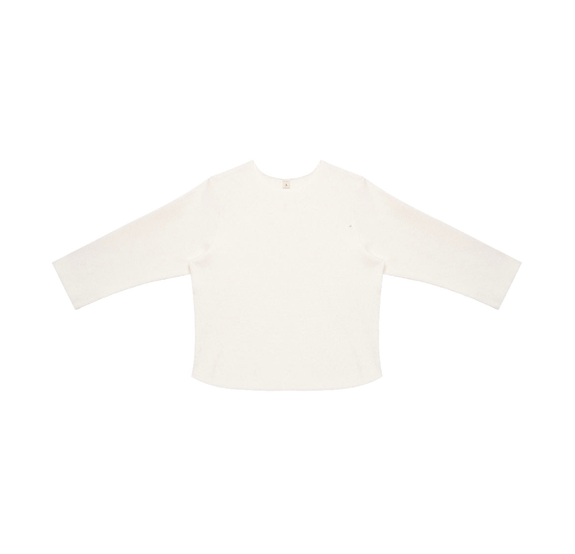 Rib Sweatshirt Set- White