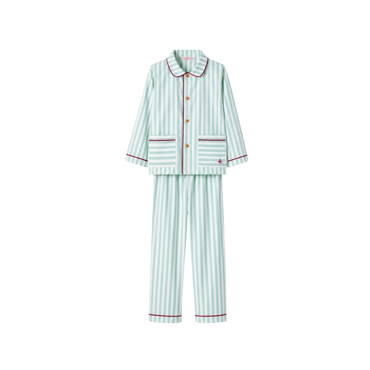 Romero Pyjamas | Sage Green Stripe
