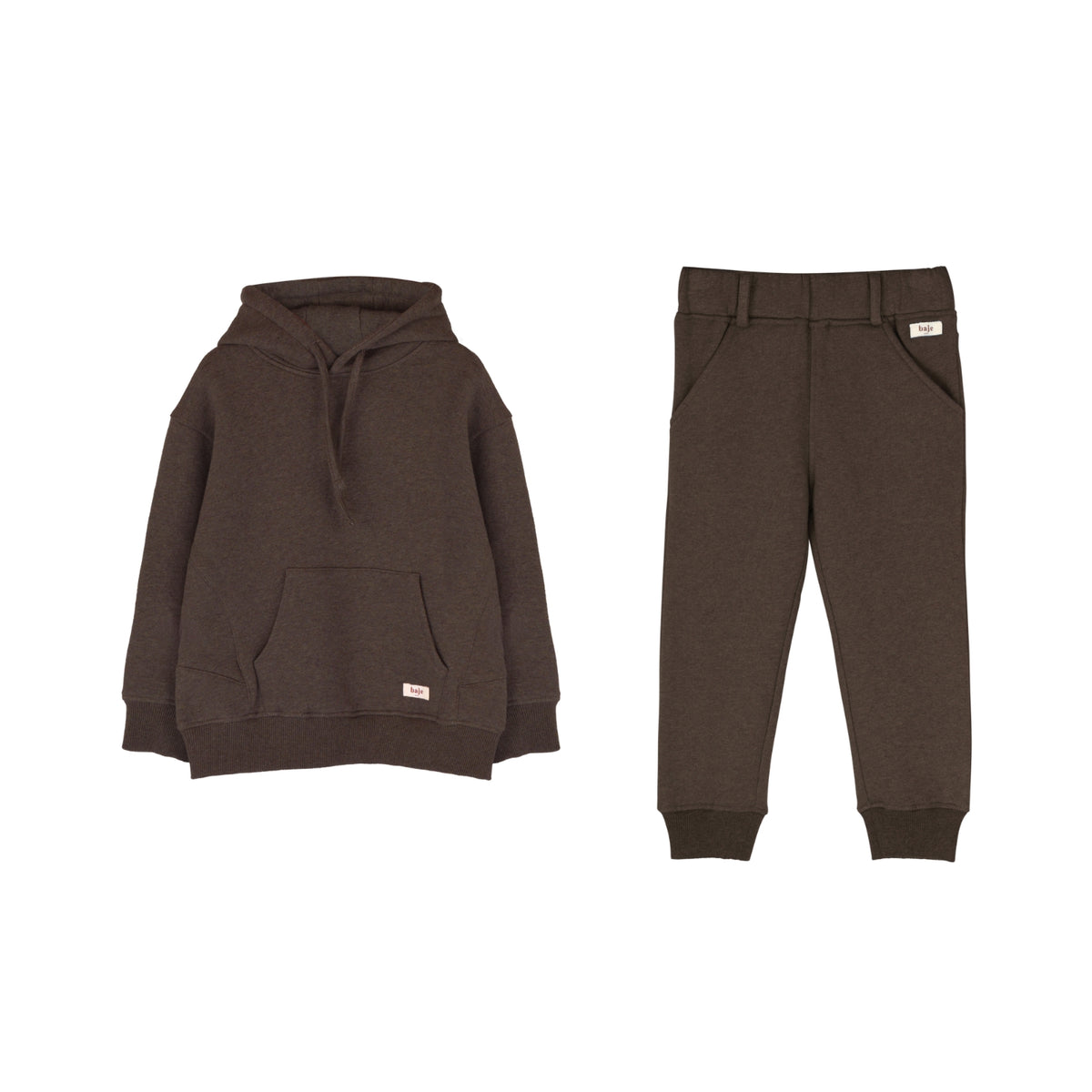 Moose Port Hoodie Set | Brown Choco