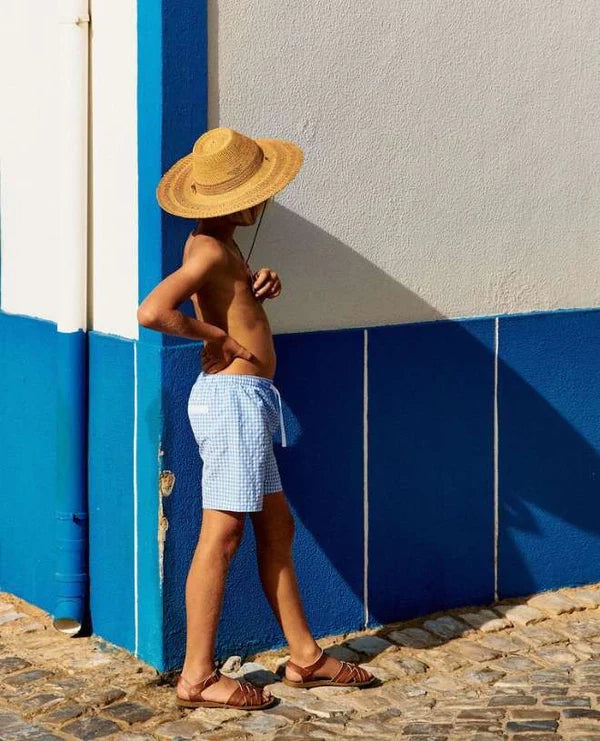Diego Swim Shorts | Vichy Ash